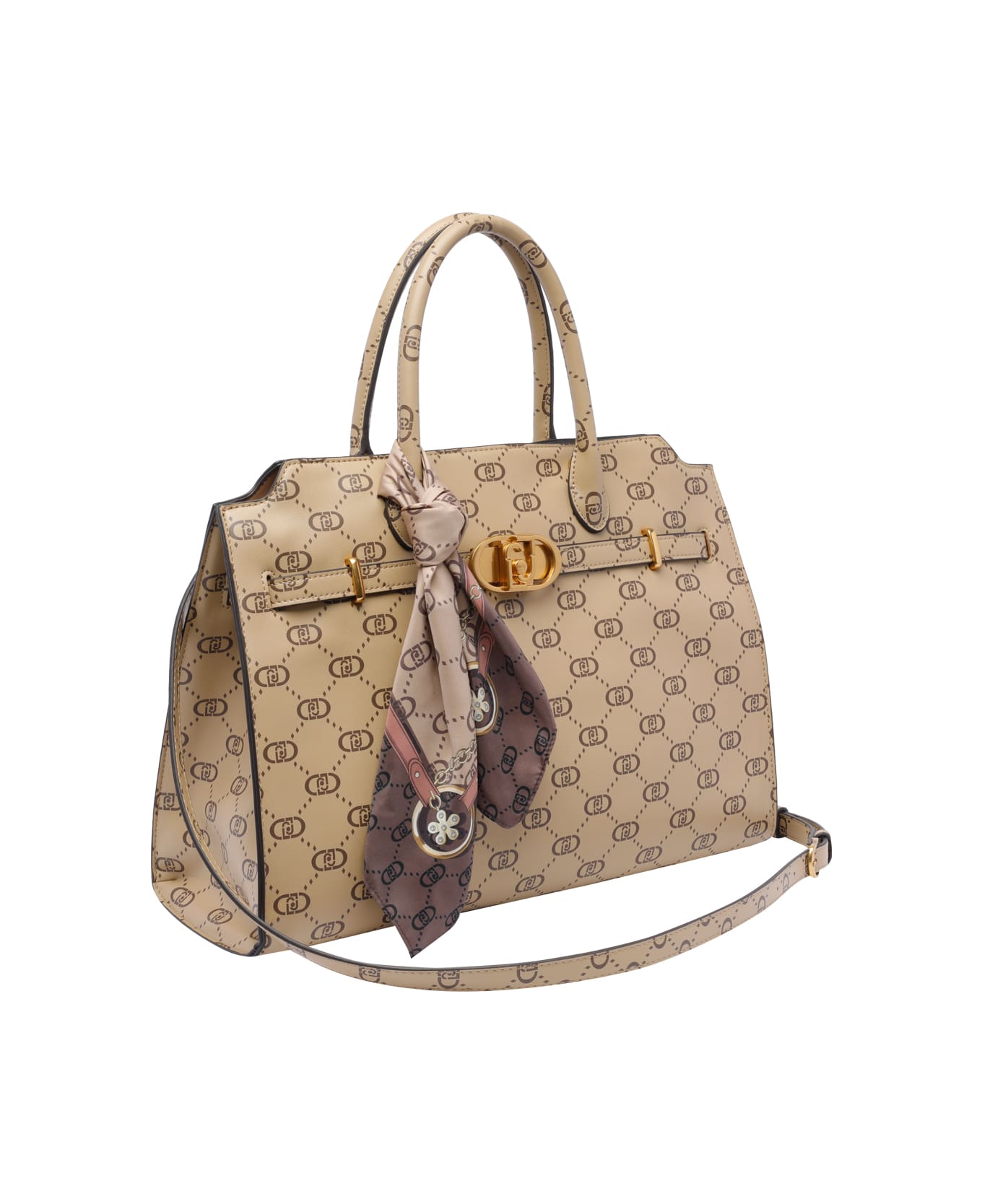 Liu-Jo Large Satchel Bag - Beige