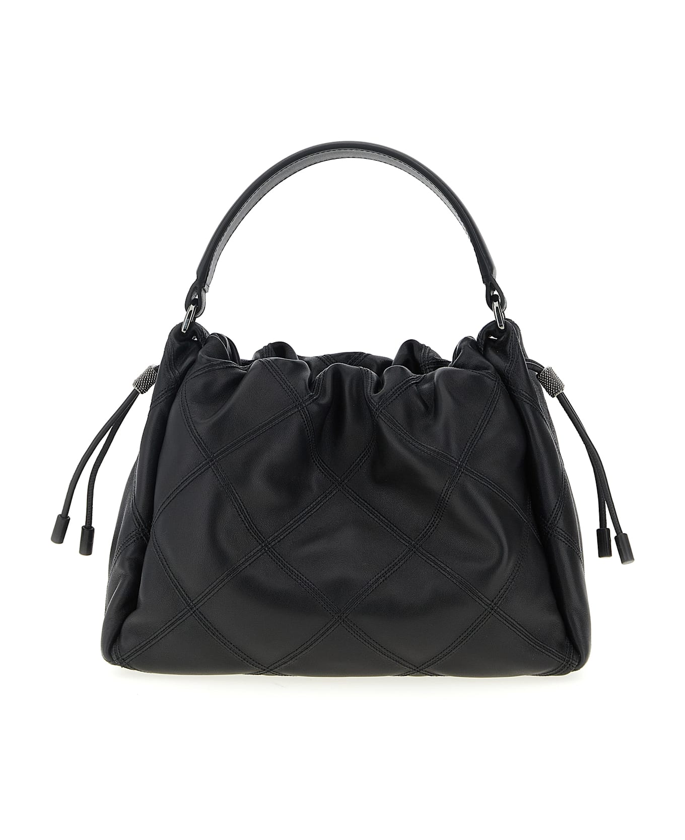 Brunello Cucinelli 
bucket Mellow
 Small Handbag - Black  