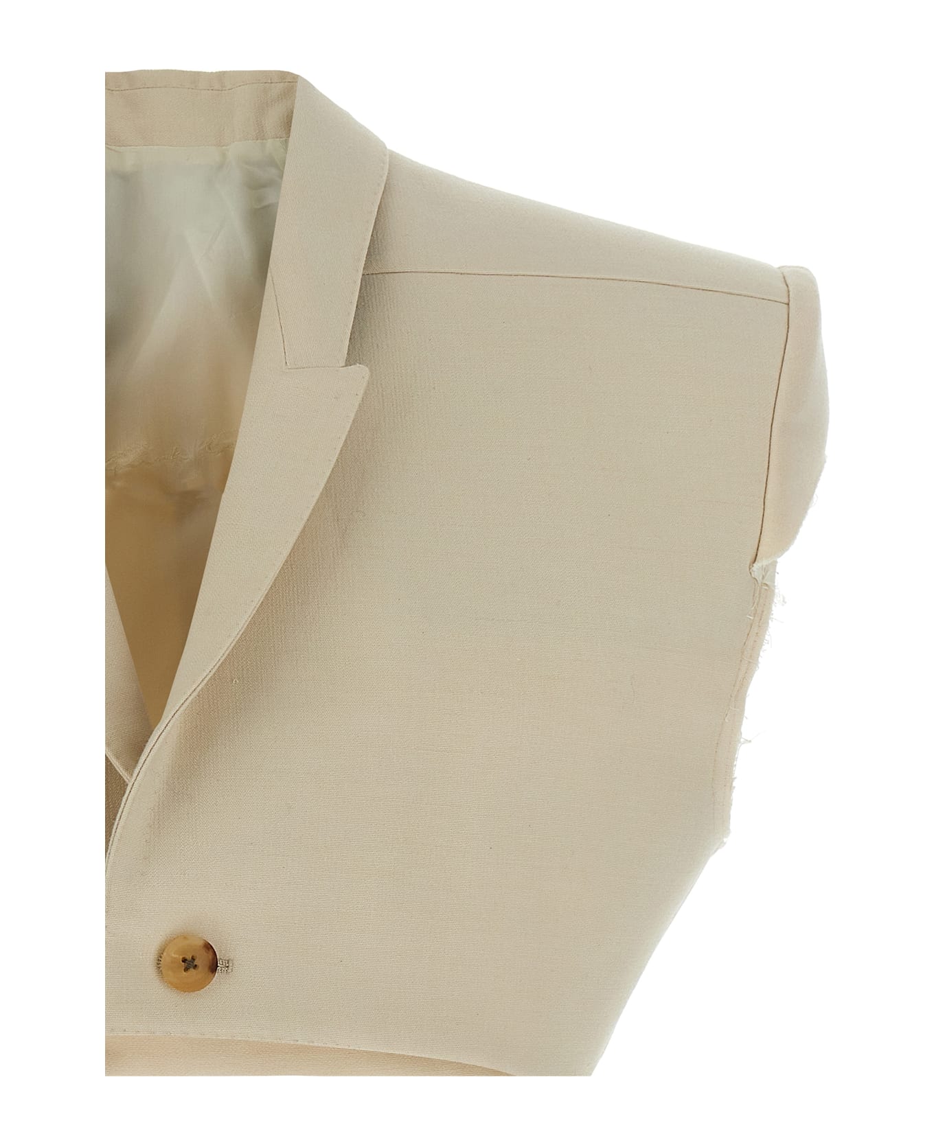 Rick Owens 
micro Tatlin
 Vest - Beige
