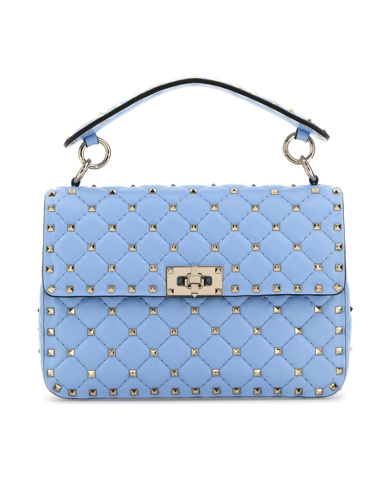 Valentino Garavani Rockstud Spike Handbag - POPELINEBLUE