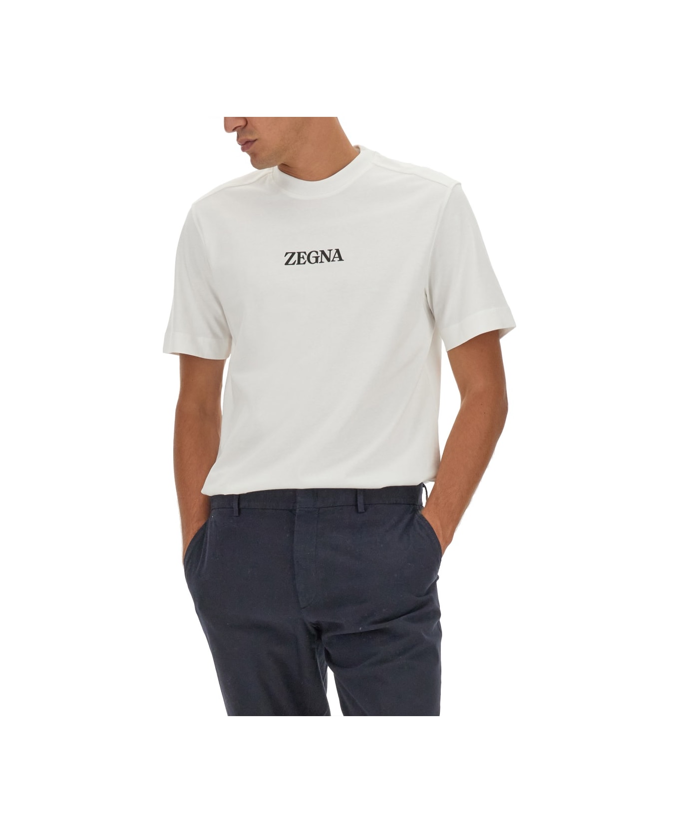 Zegna Jersey T-shirt - White