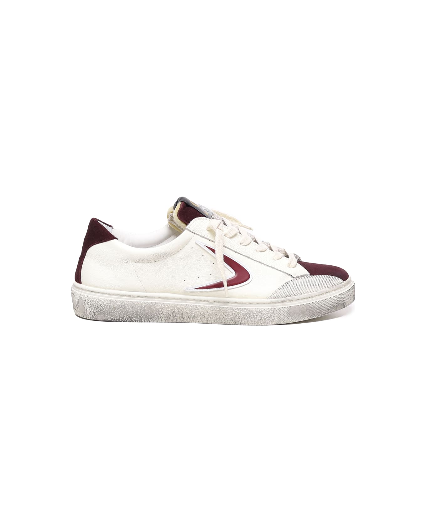 Valsport Ollie Goofy Sneakers - White, bordeaux