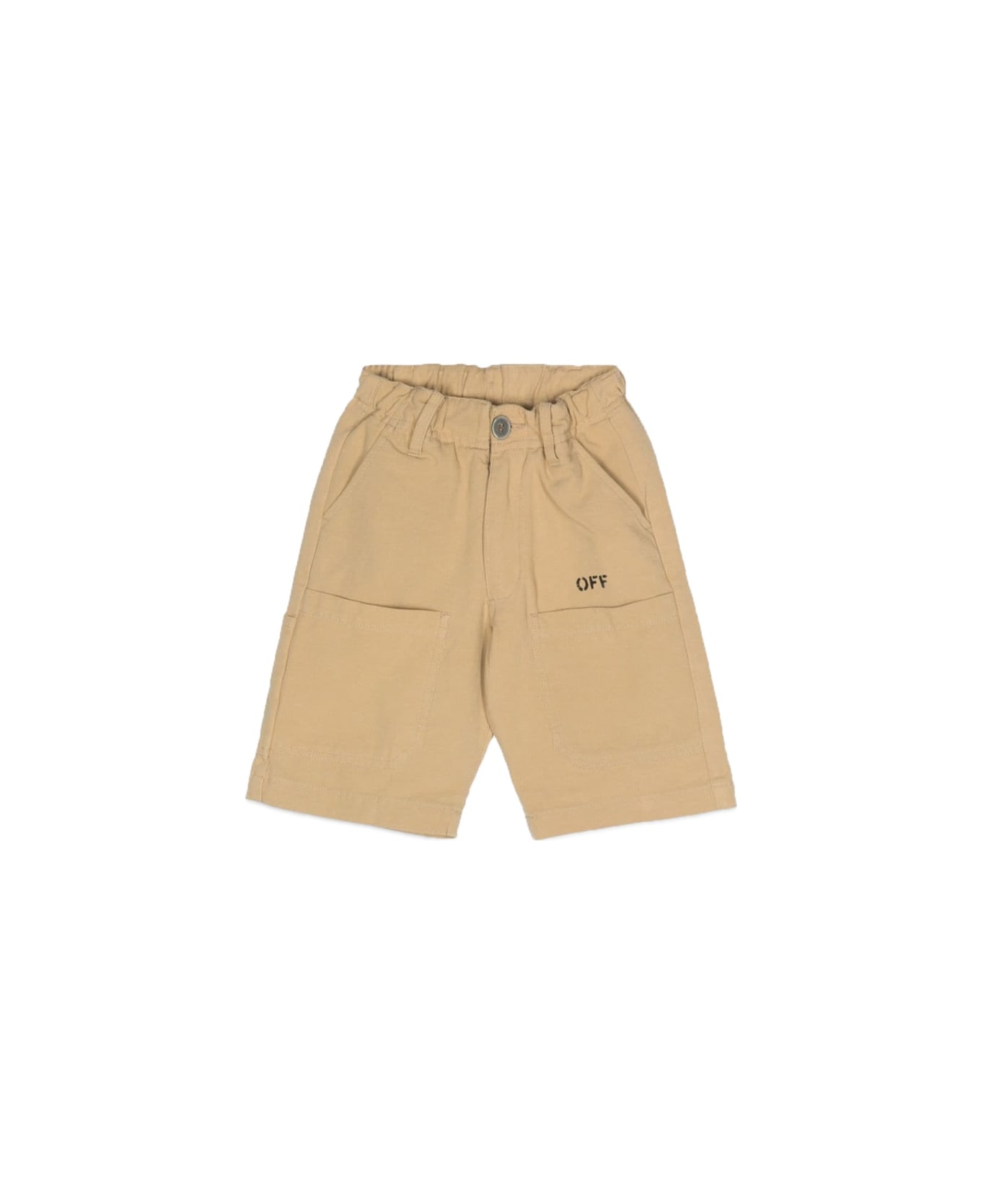 Off-White Diag Outline Worker Short - BEIGE