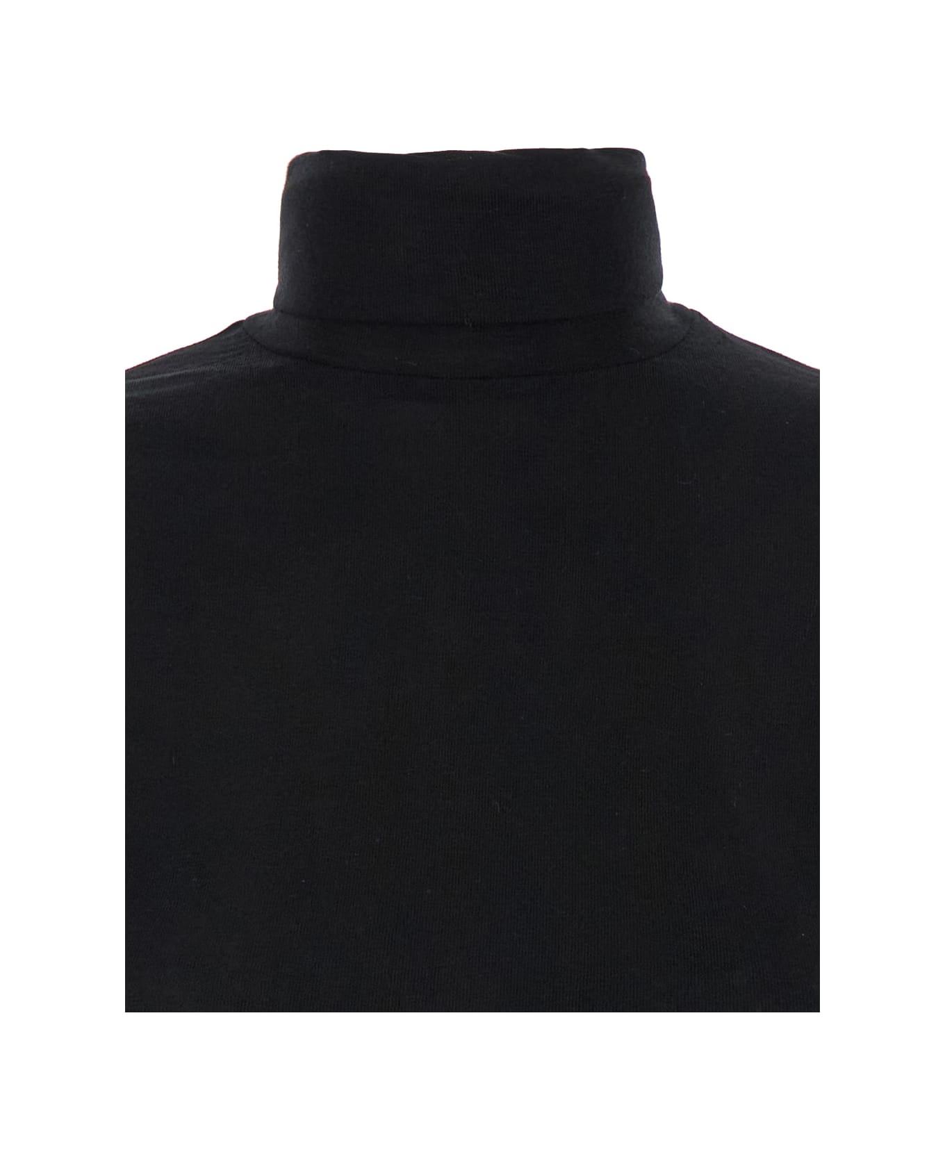 AGOLDE Black Long Sleeve Turtleneck In Stretch Fabric Woman - Black