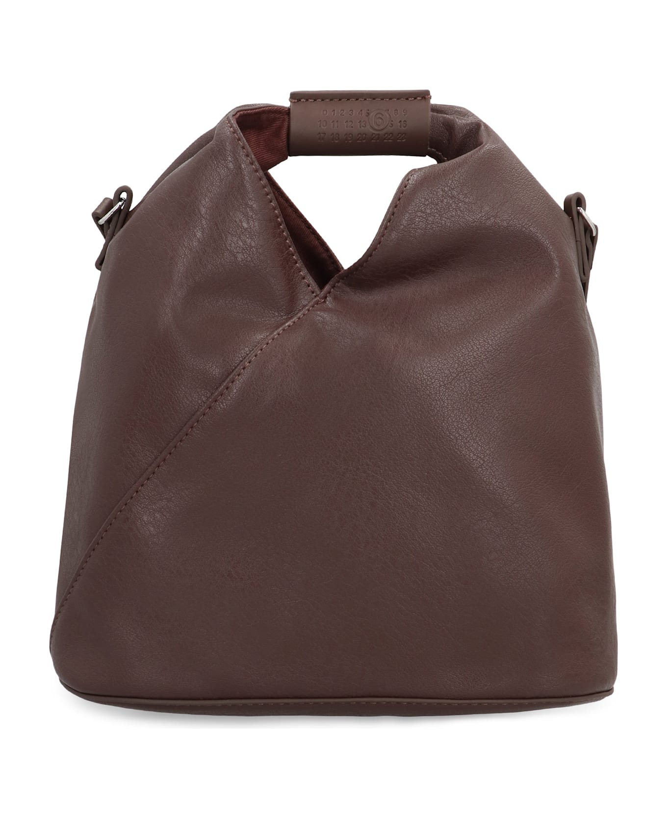 MM6 Maison Margiela Borsa A Tracolla Giapponese In Ecopelle. - brown