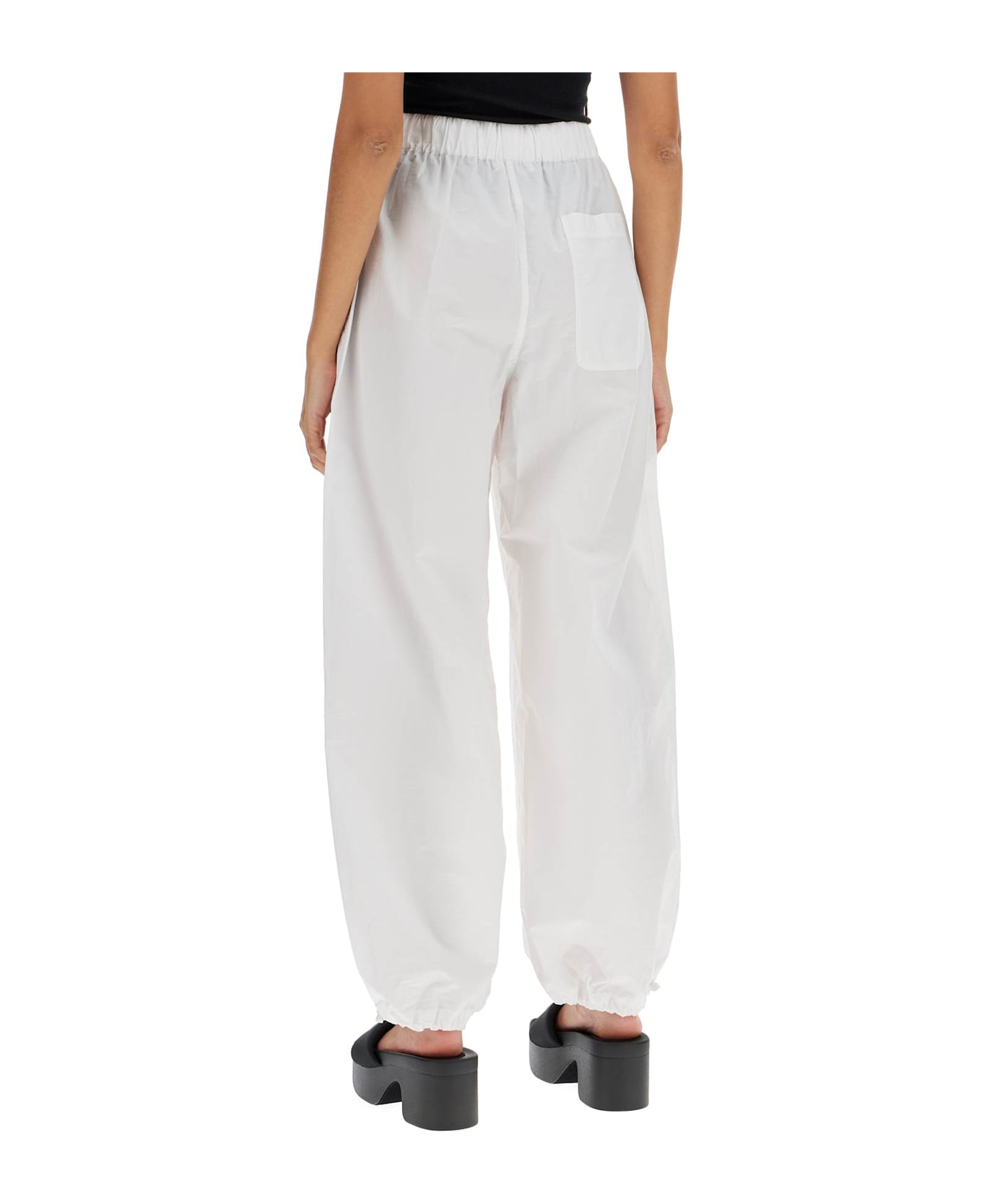 WARDROBE.NYC Parachute Poplin Pants - White