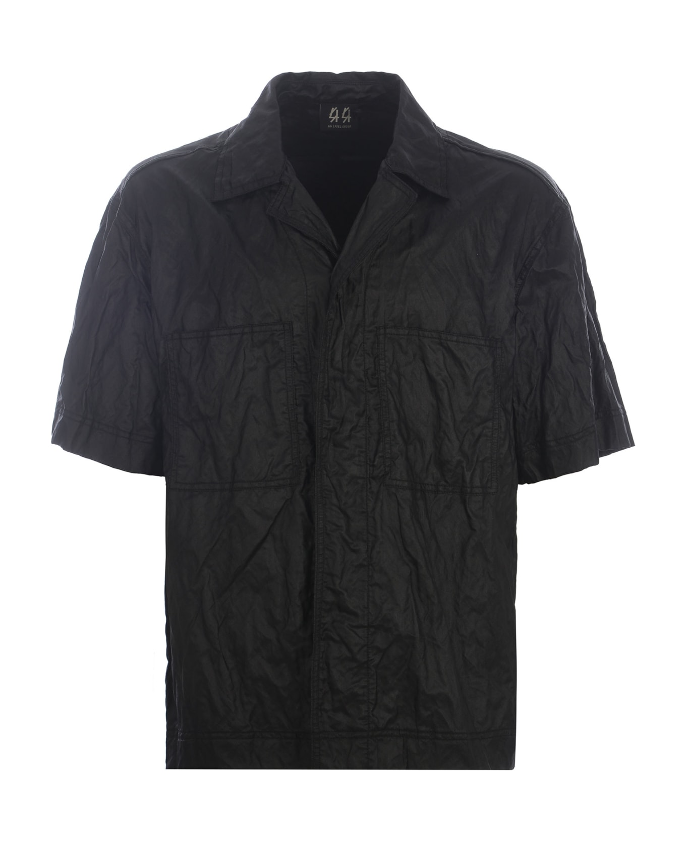44 Label Group Bowling Shirt 44label Group Made Of Viscose - Nero