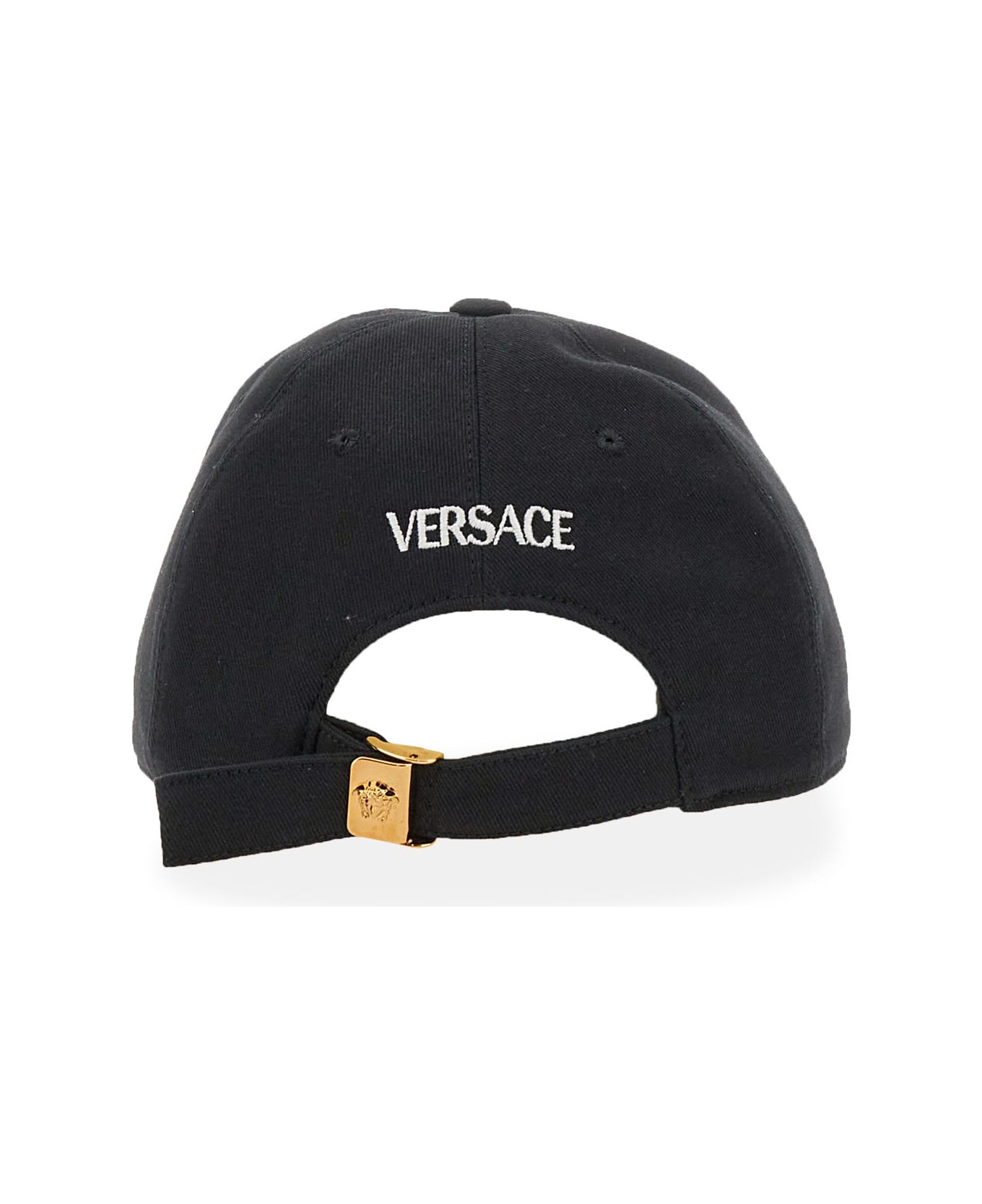 Versace Baseball Hat With Logo - NERO