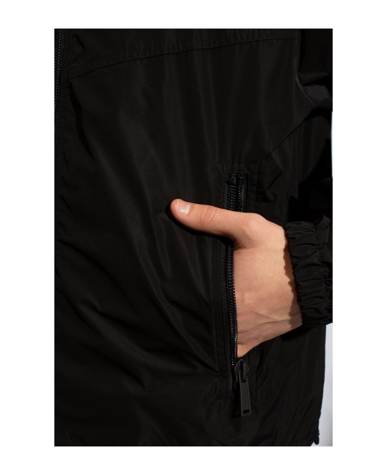 Dsquared2 Icon Printed Hooded Jacket - Black ジャケット