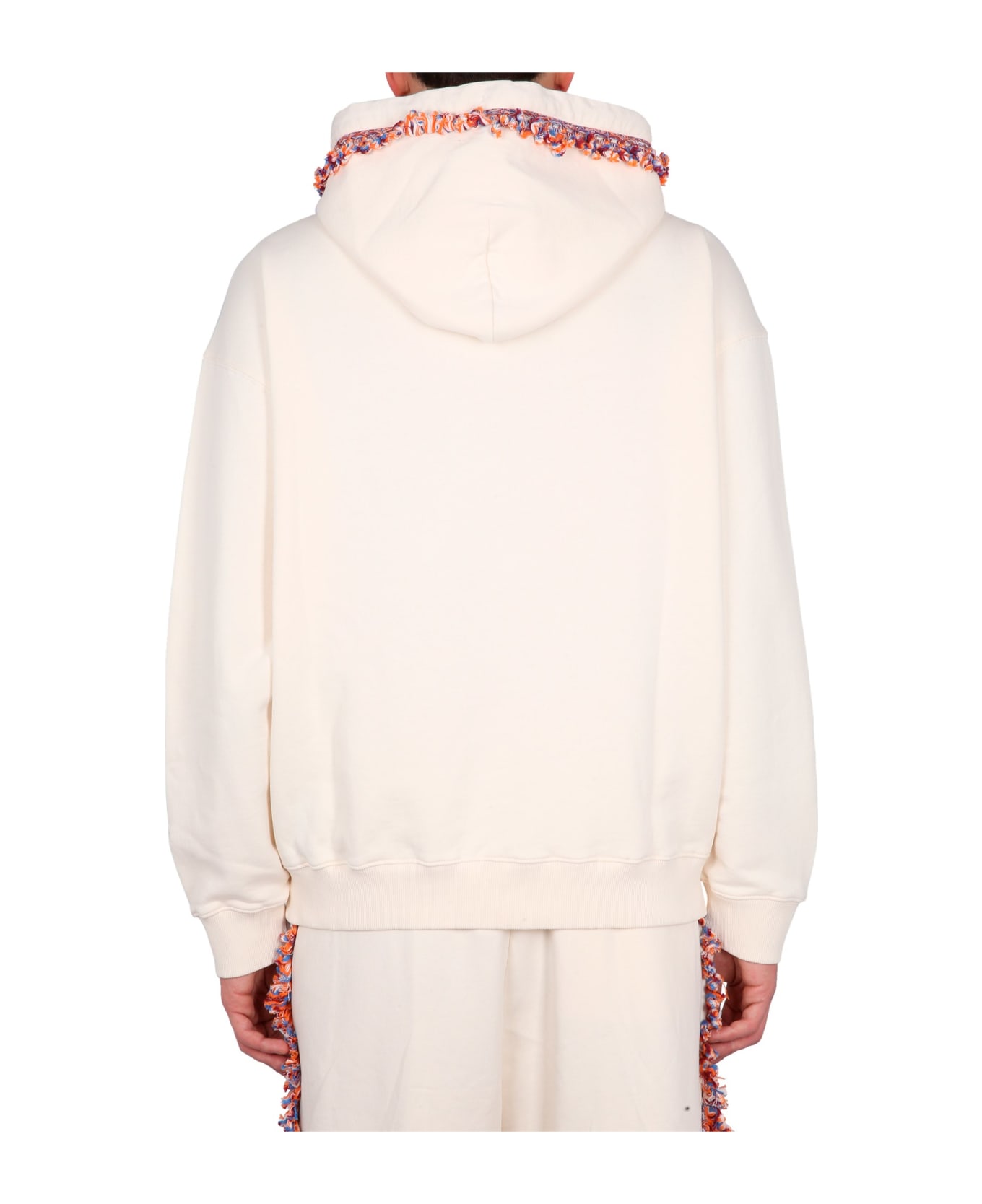 Marcelo Burlon Fringes Sweatshirt - CIPRIA