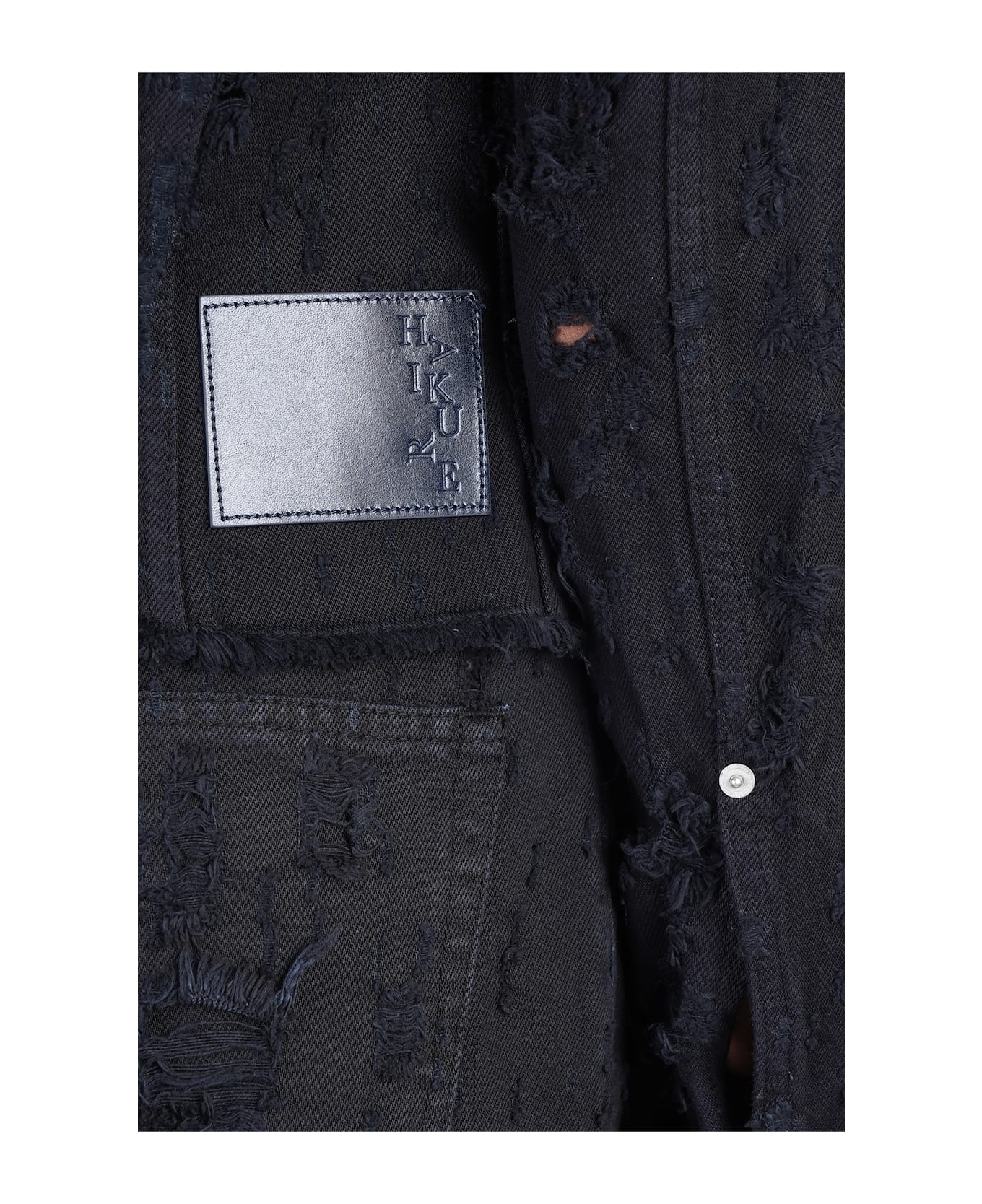 Haikure Jena Denim Jackets In Petroleum Cotton - petroleum