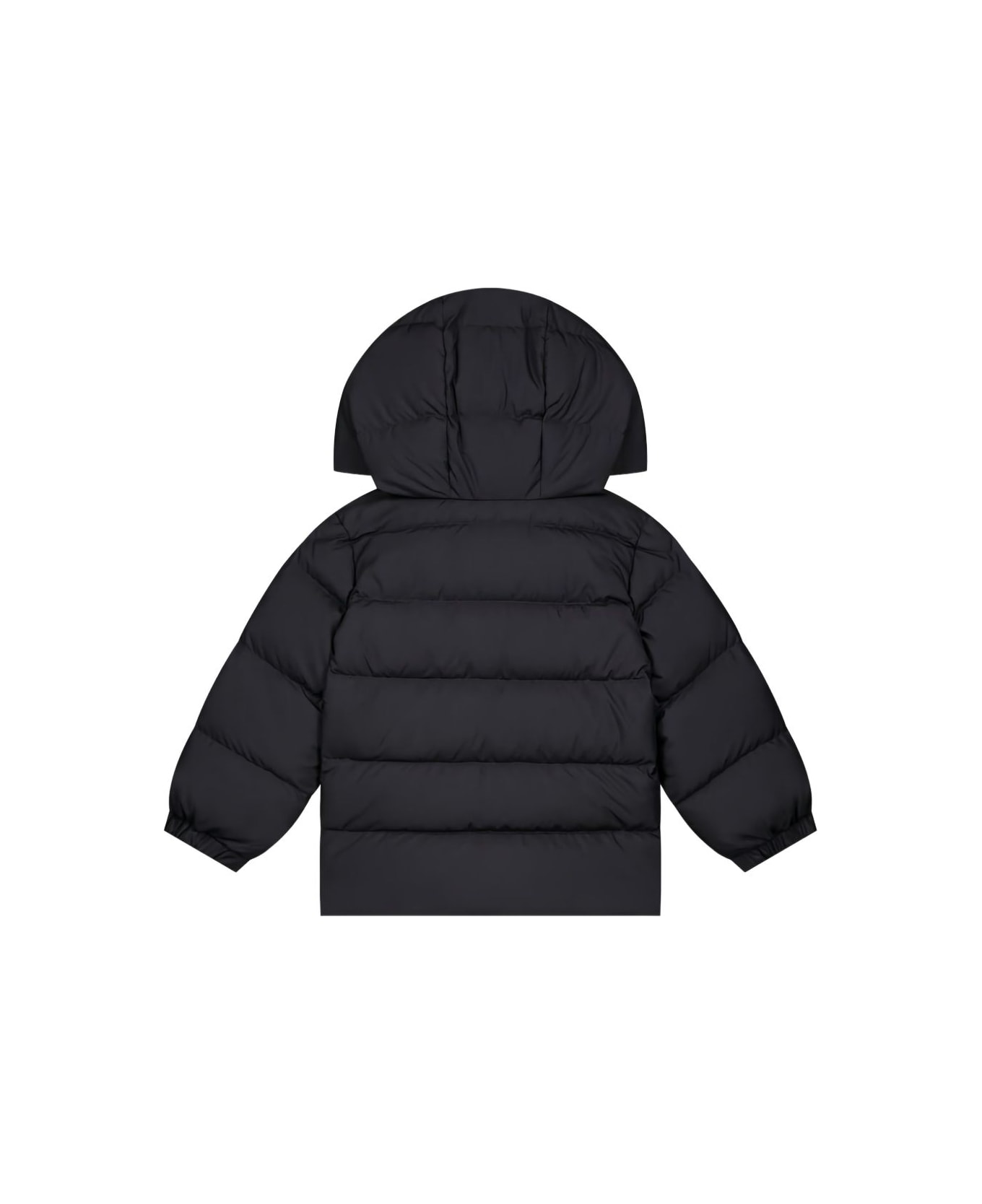 Moncler Enfant Sharon Down Jacket With Hood - Black
