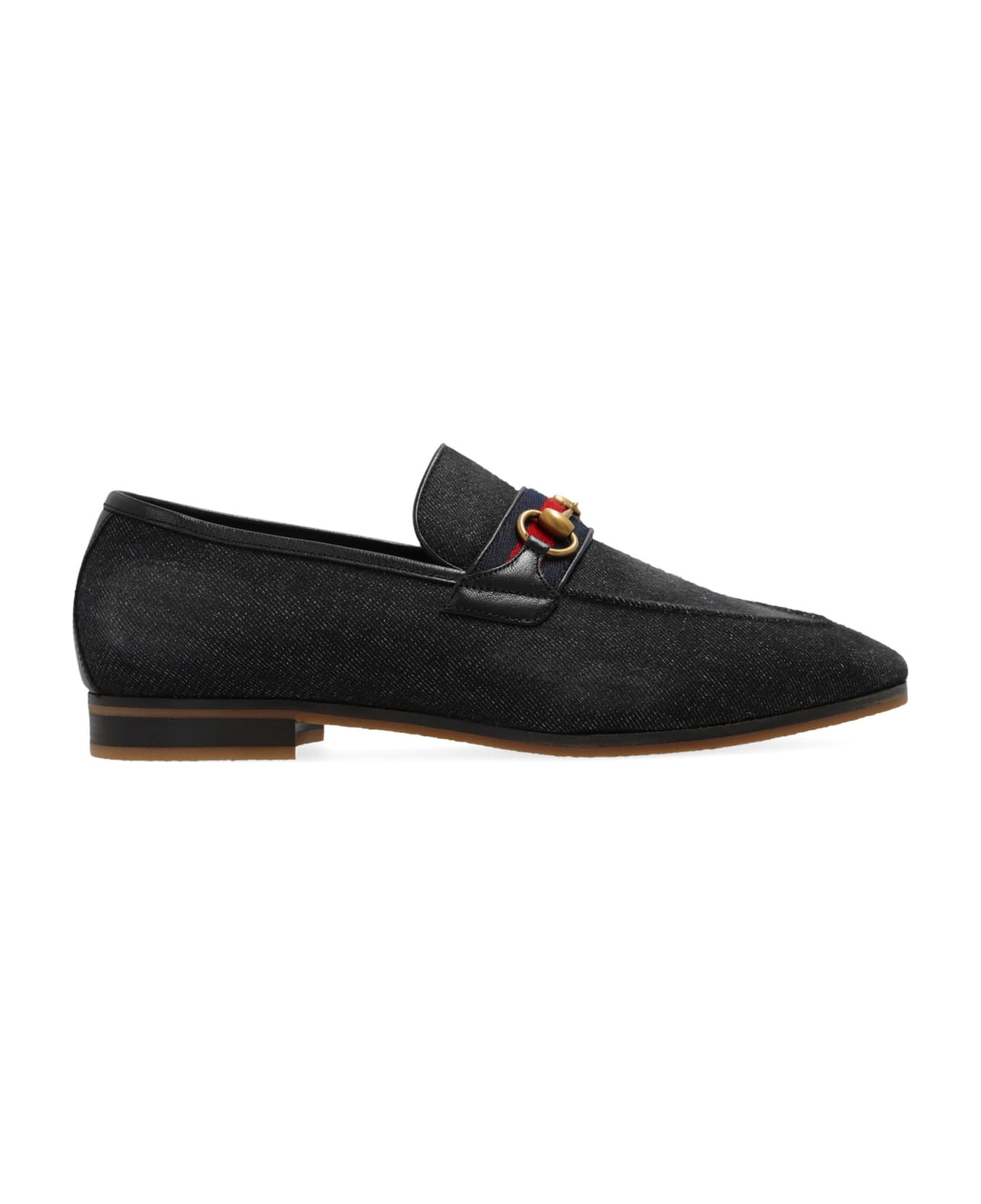 Gucci Denim Loafers - Black