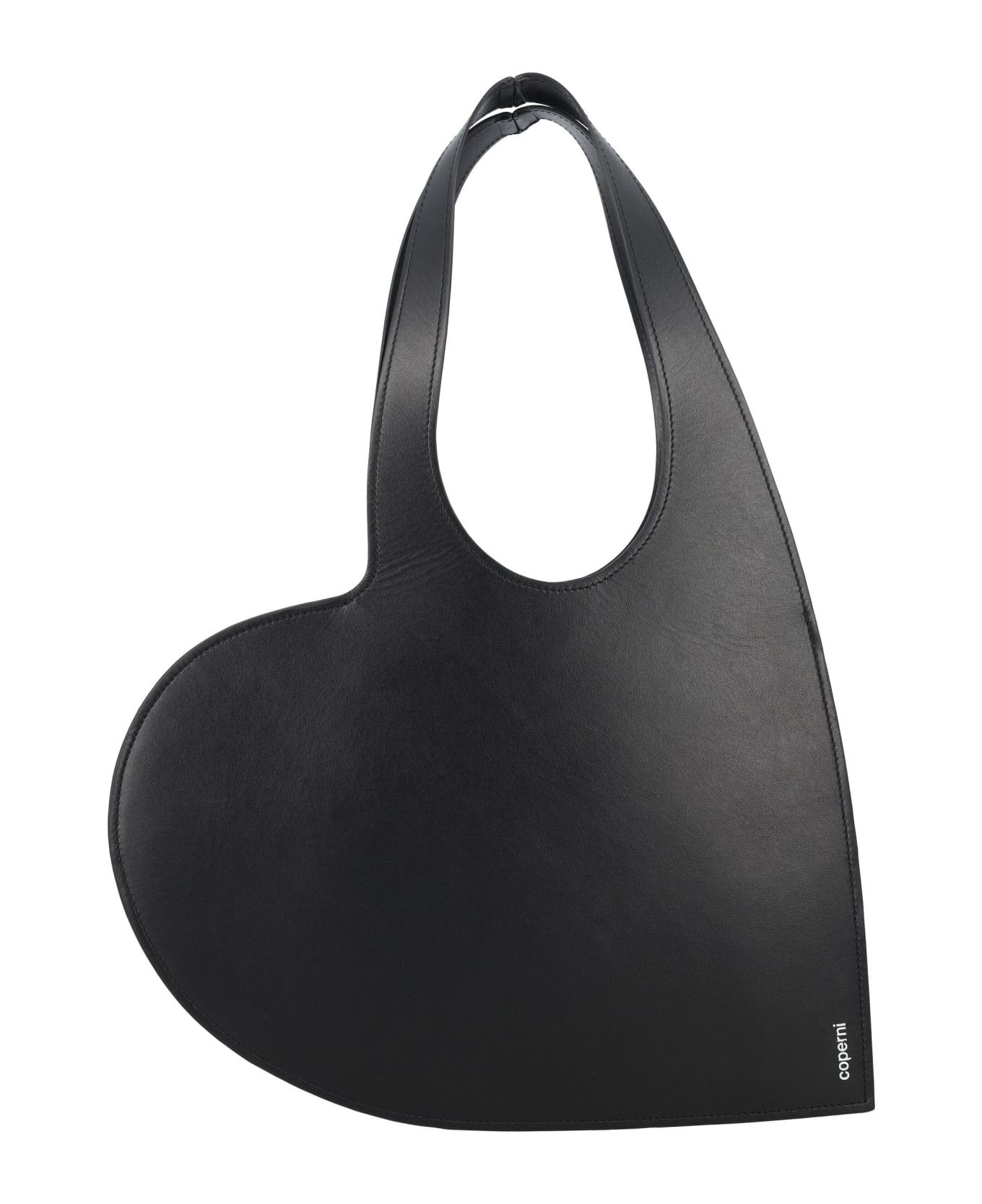 Coperni Mini Heart Tote Bag - BLACK