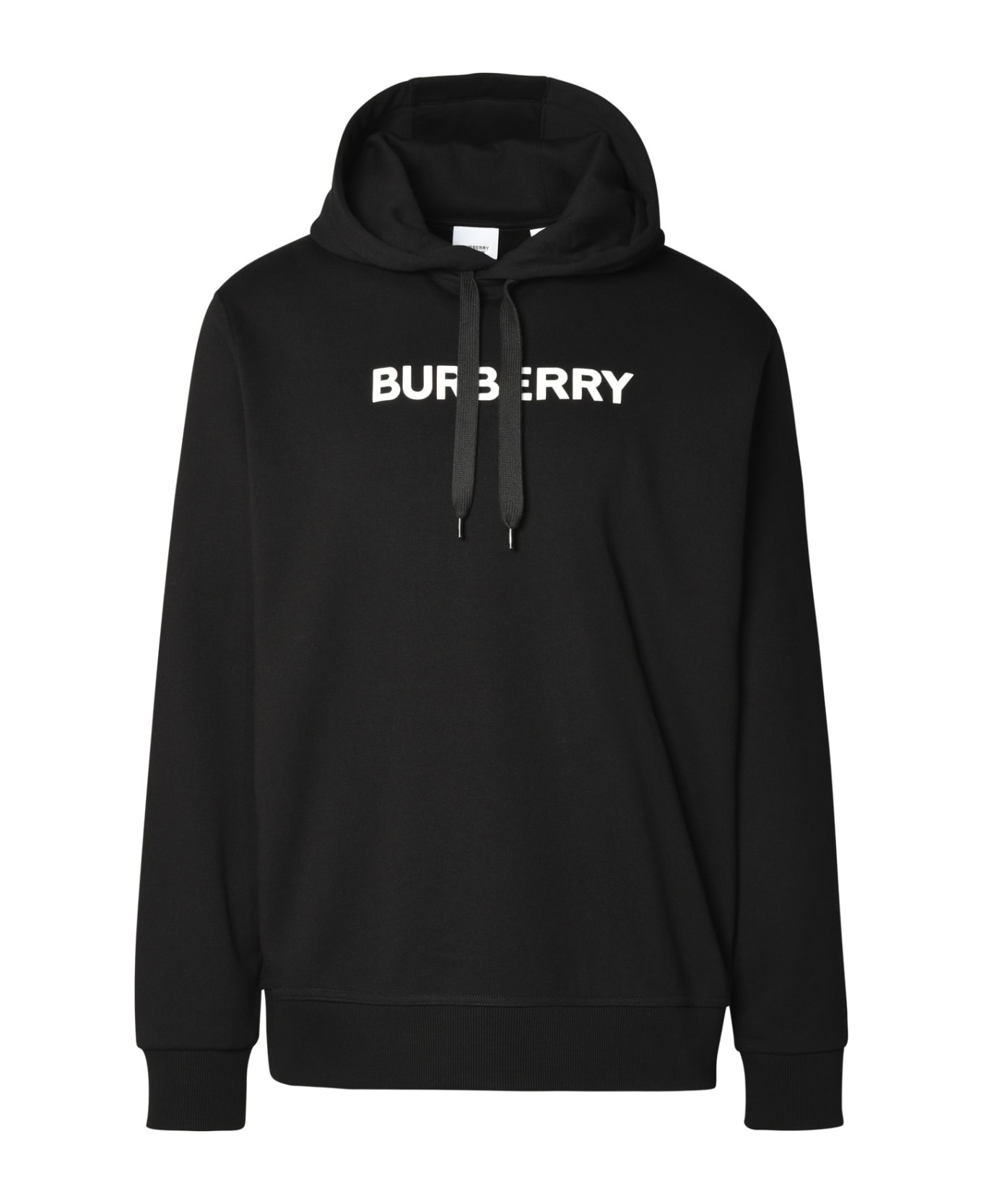 Burberry Black Cotton Sweatshirt - BLACK フリース