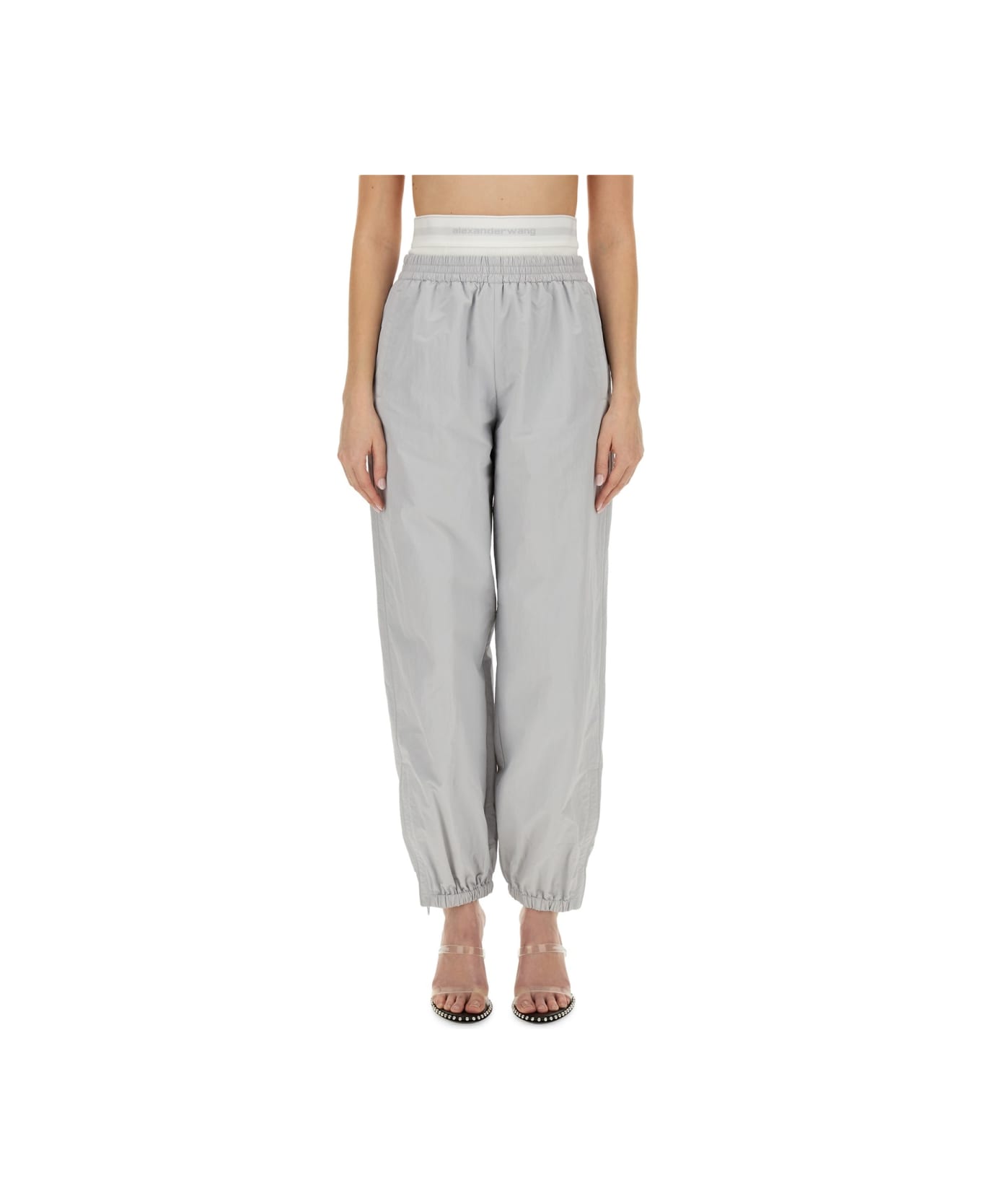 Alexander Wang Sports Pants With Integrated Underwear - GREY