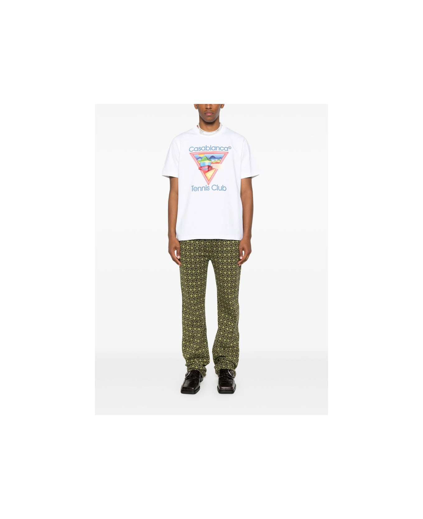 Casablanca T-shirt - WHITE