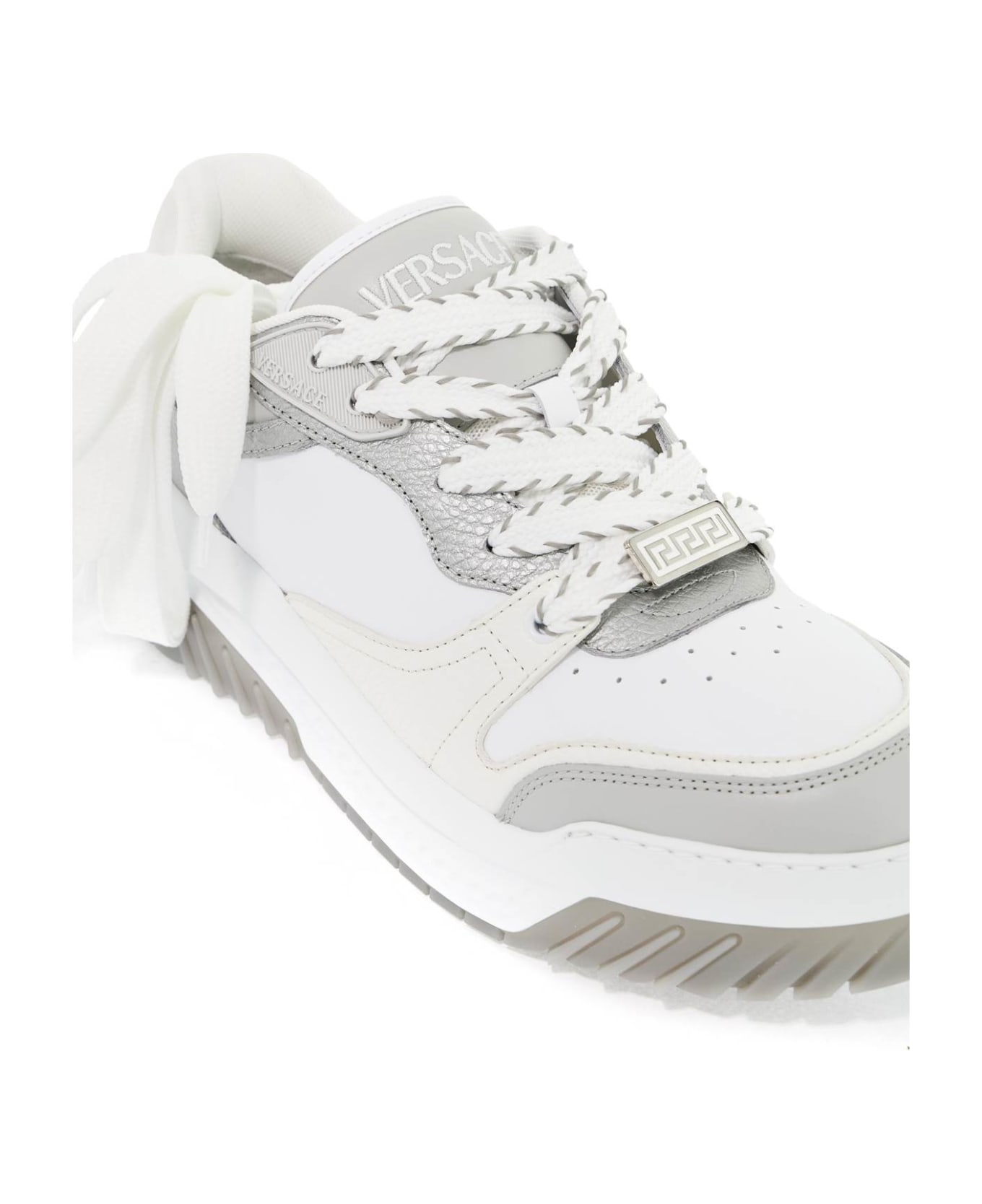 Versace Odyssey Sneakers - GREY+BLACK-PALLADIO (Silver)