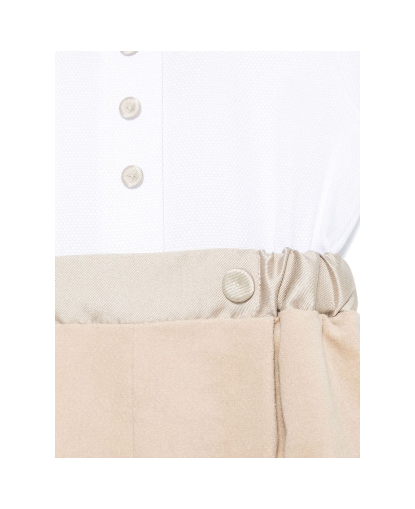 La stupenderia White/beige Romper Baby Boy - White ウェア