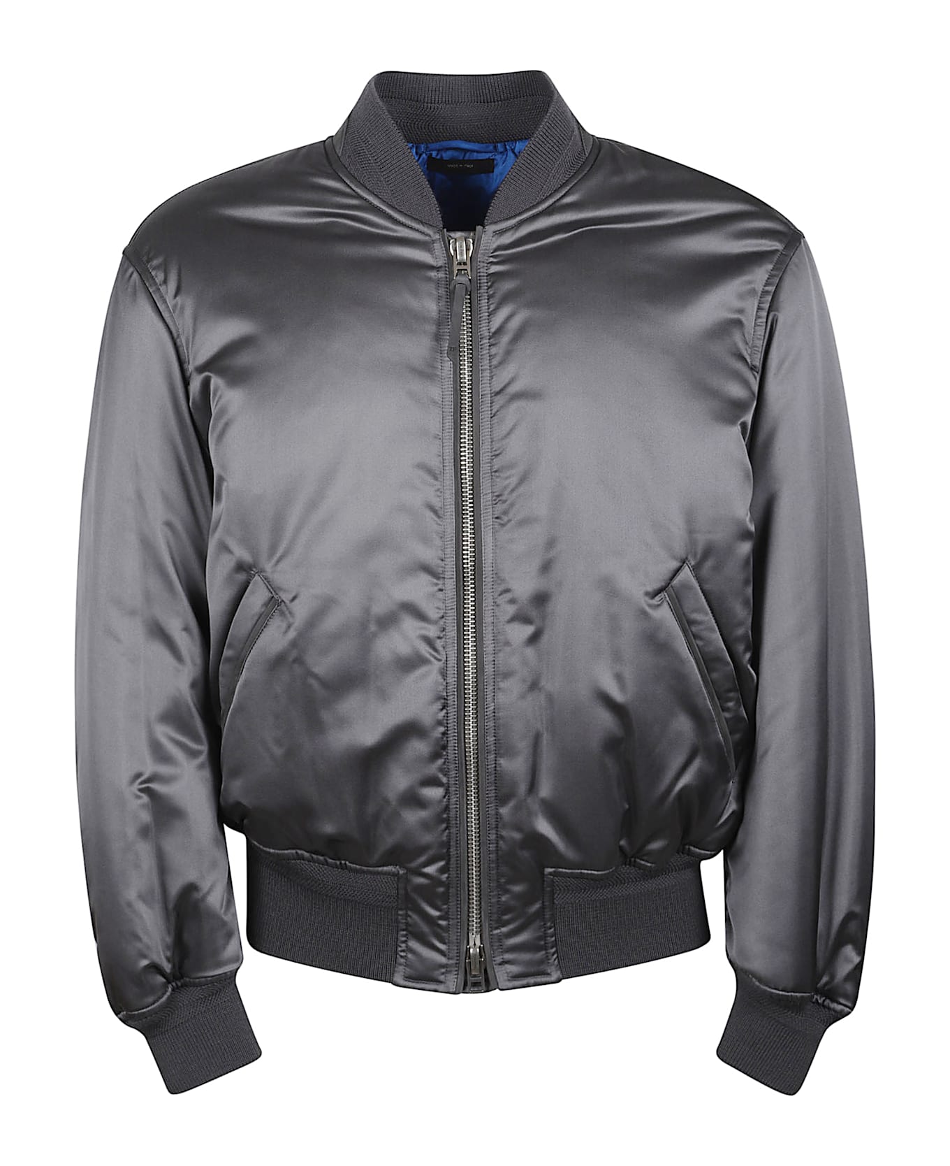 Tom Ford Bomber Jacket - Combo Grey/blue
