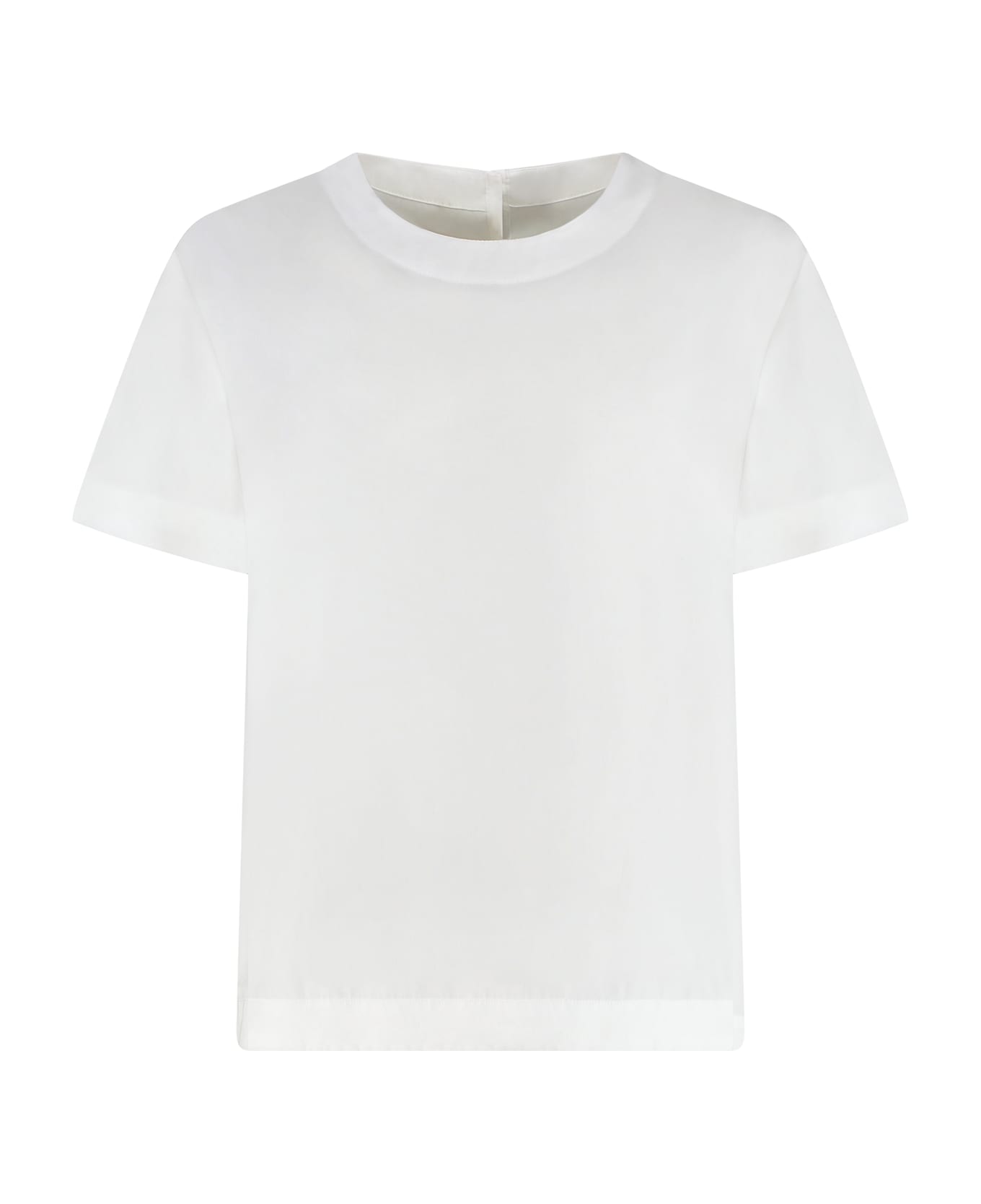 
S Max Mara Dahlia Poplin Blouse - White