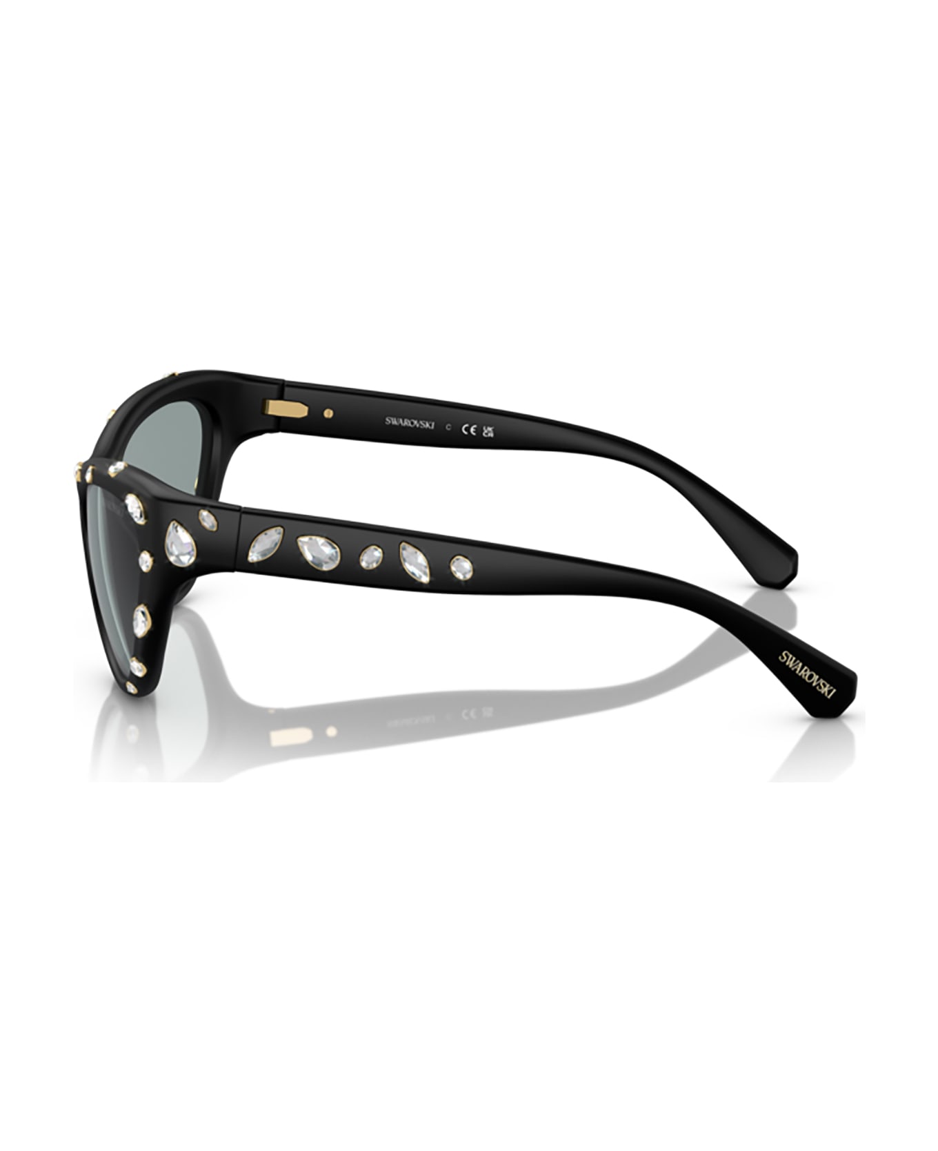 Swarovski Sk6007 Matte Black Sunglasses - Matte Black