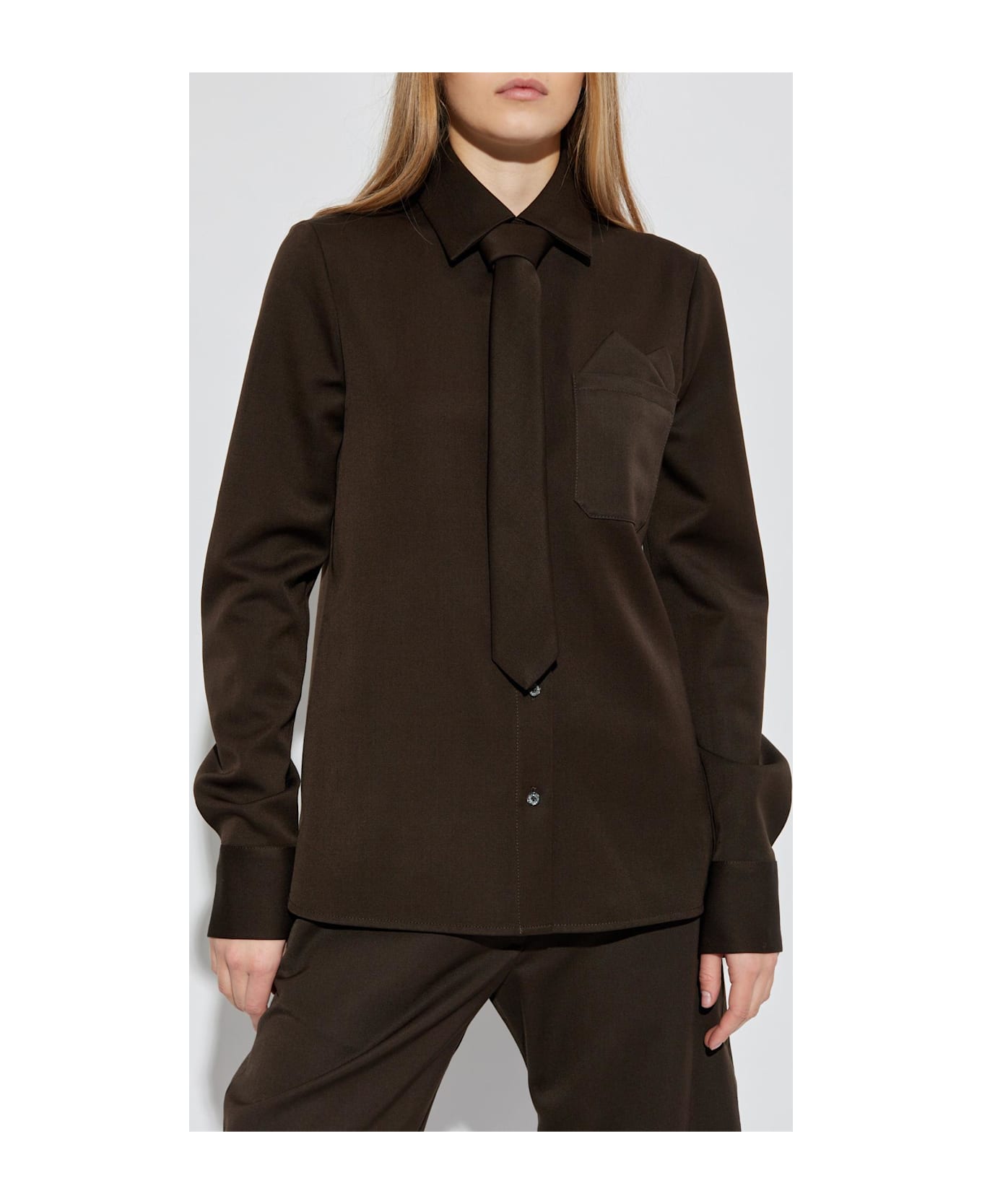 Acne Studios Wool Shirt - BROWN