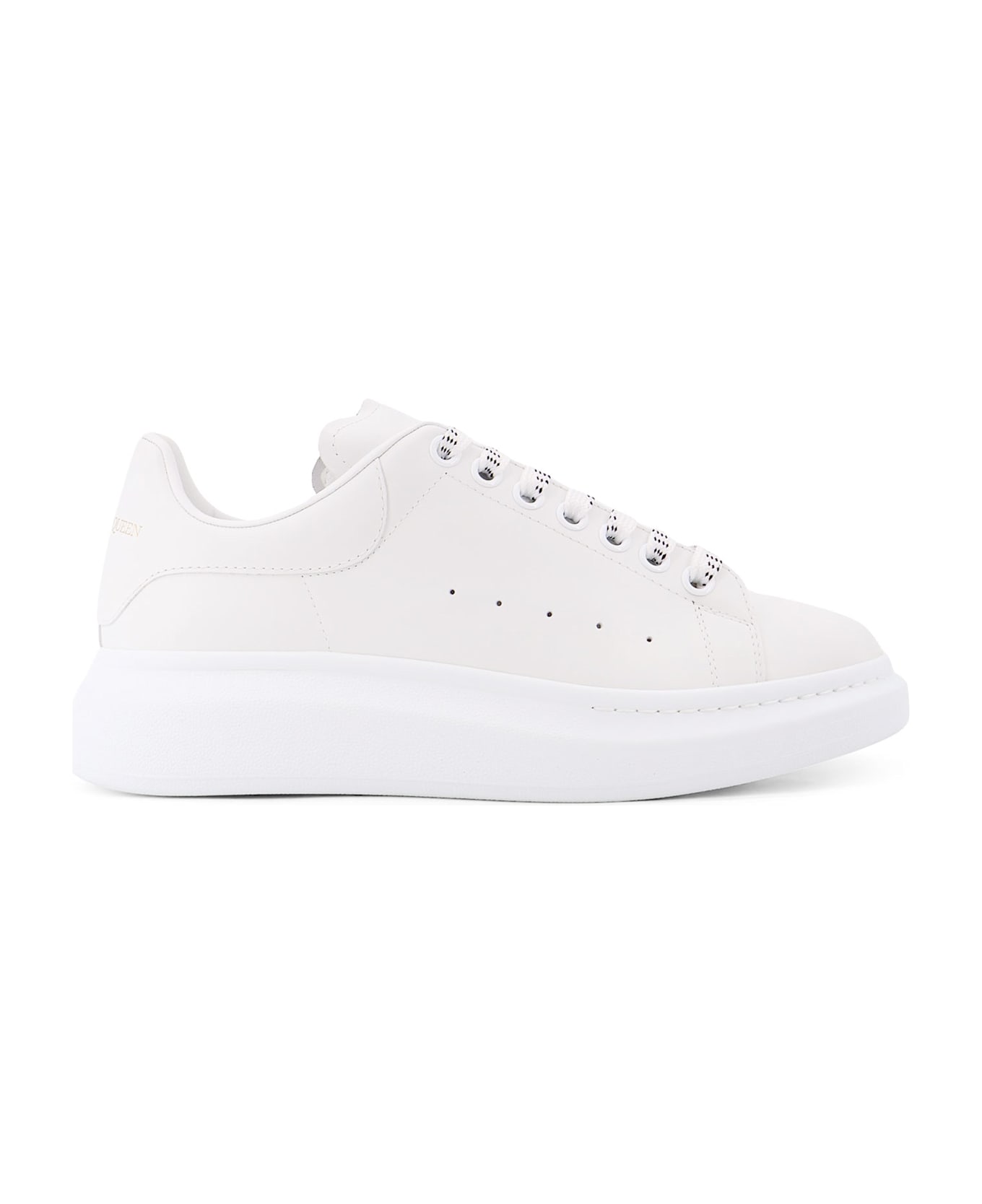 Alexander McQueen Leather Low-top Sneakers - White