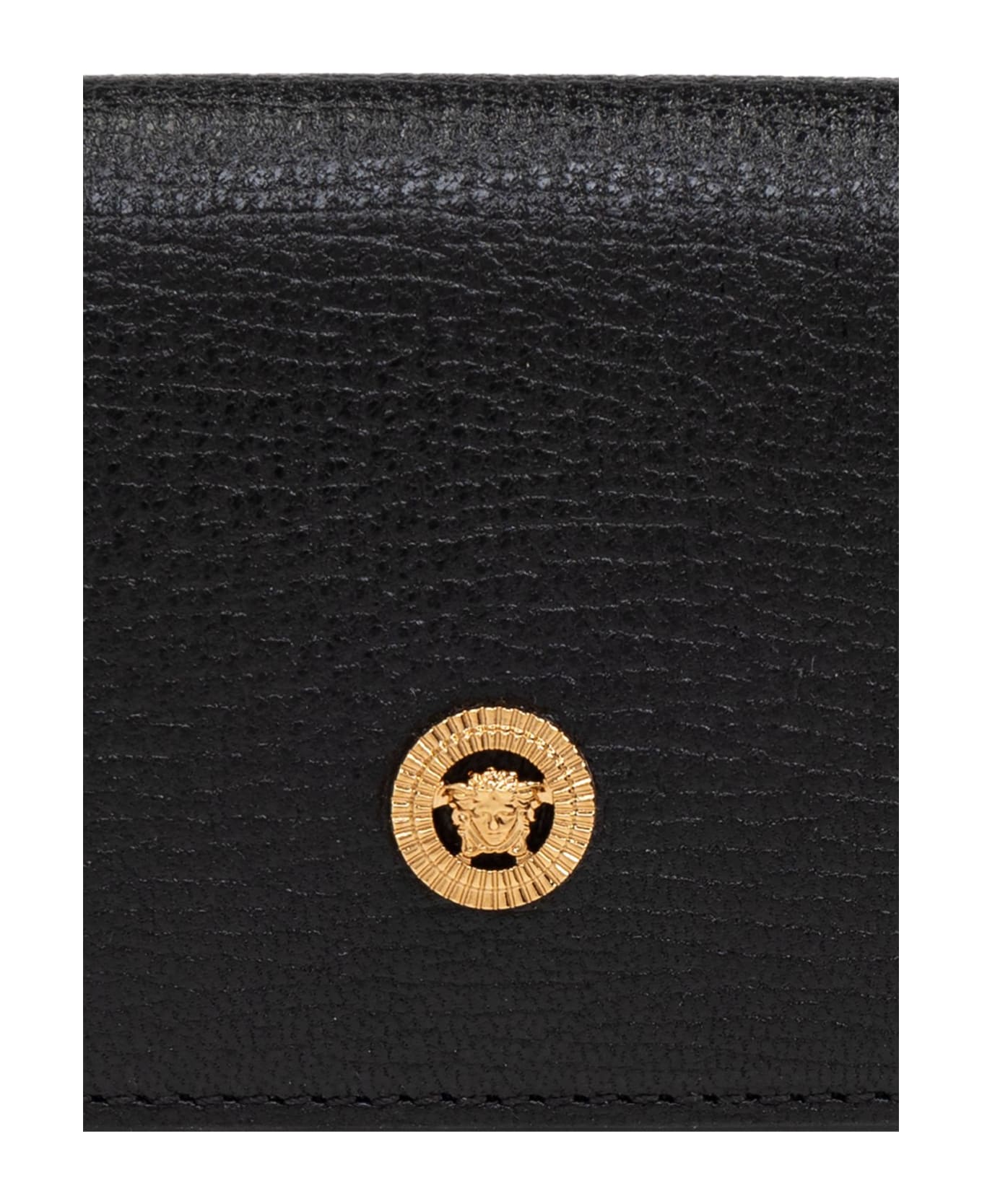 Versace Leather Wallet - BLACKVERSACEGOLD