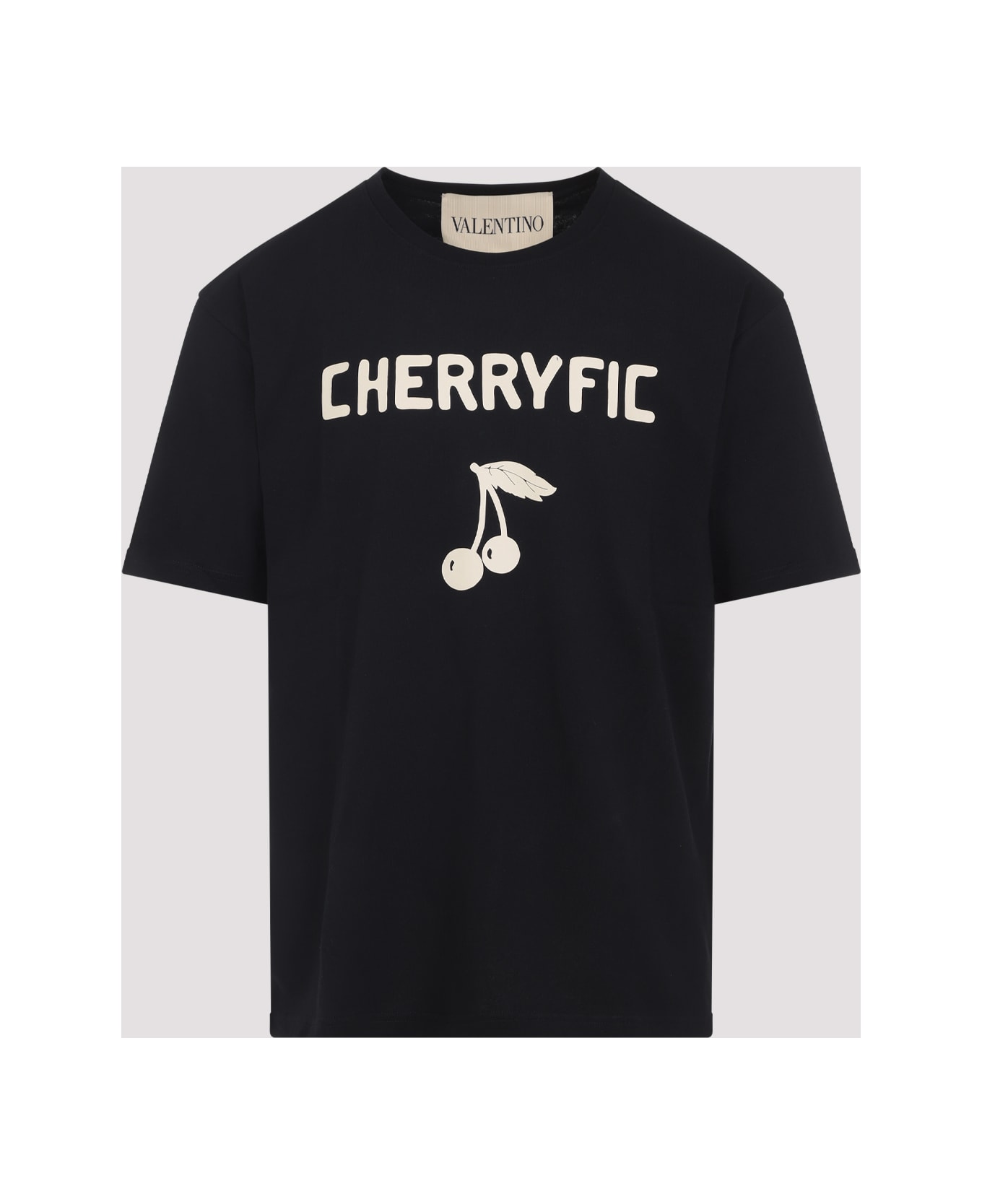 Valentino Cherryfic T-shirt - Ra Nero Burro