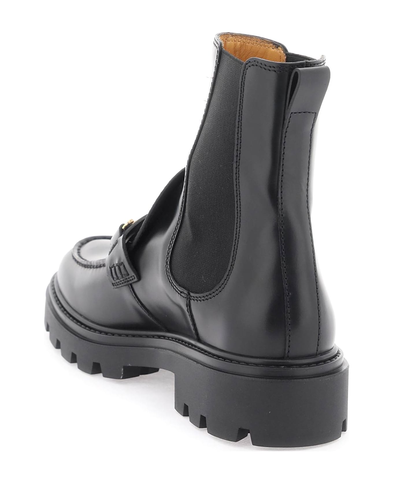 Tod's Chelsea Ankle Boots With Metal Detail - NERO (Black)