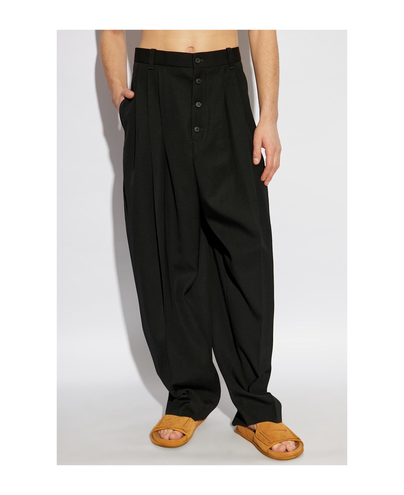 Jacquemus Pleated Trousers - Thumbnail 4