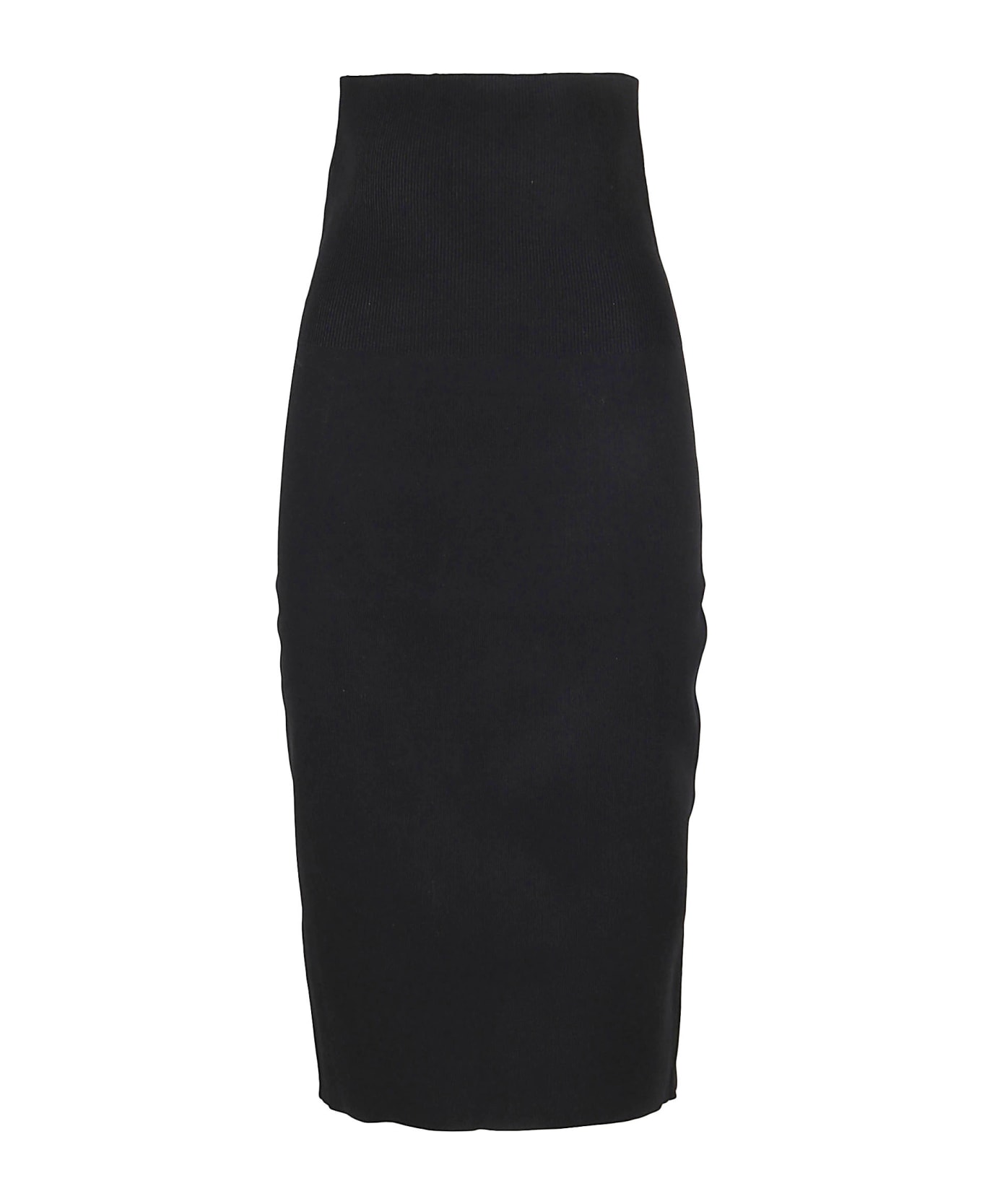 Victoria Beckham Fitted Skirt - BLACK