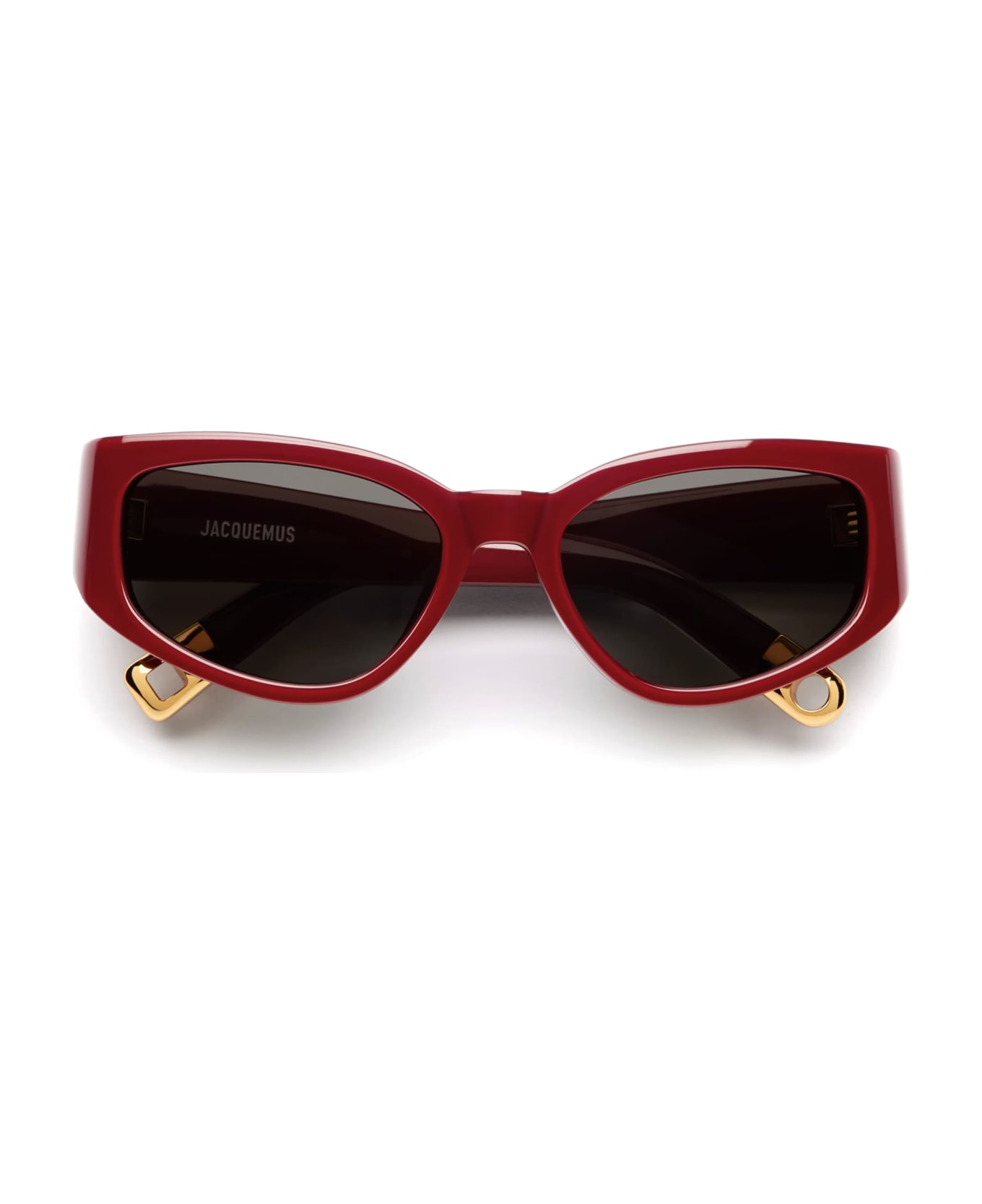 Jacquemus Gala - Burgundy Sunglasses - gala burgundy  yellow gol