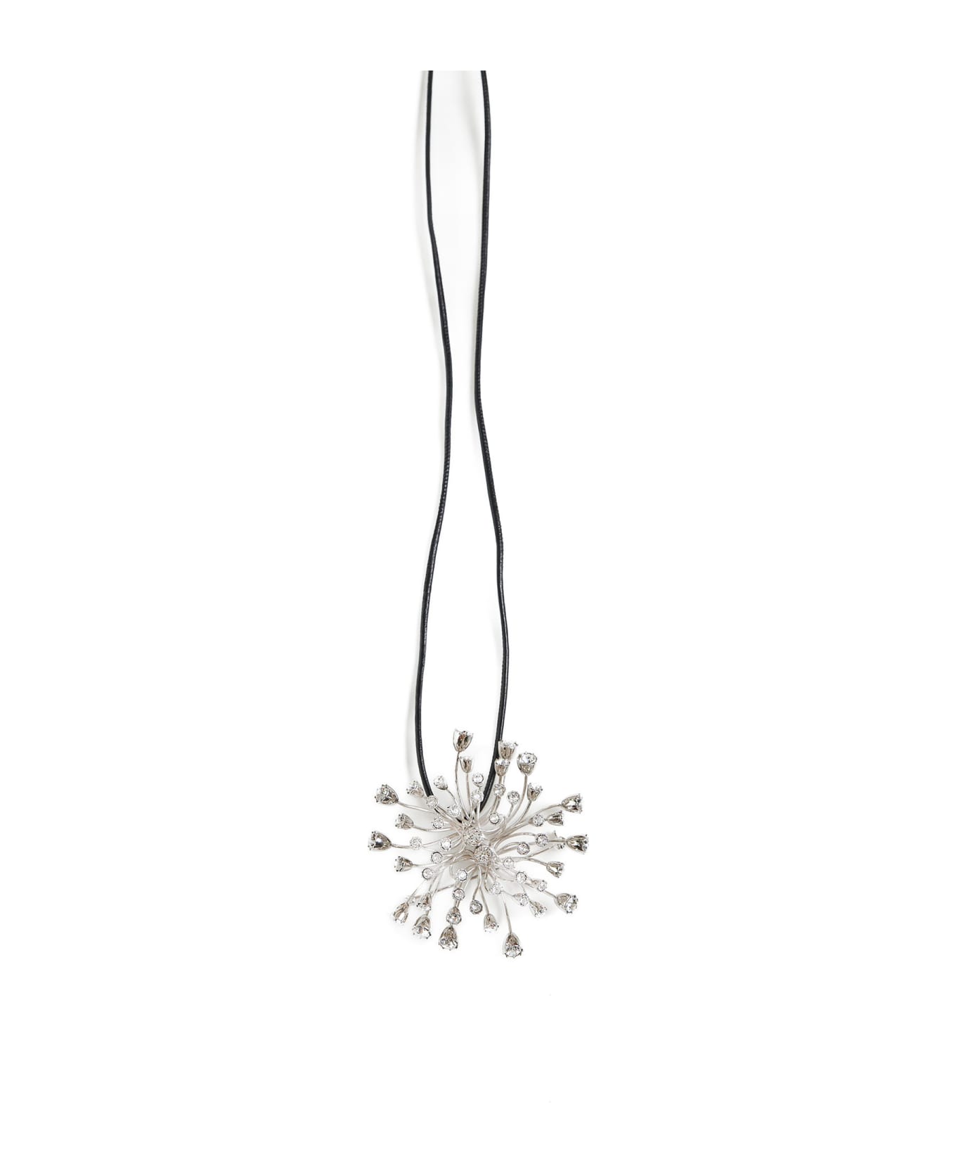 Lanvin Necklace - Silver/crystal