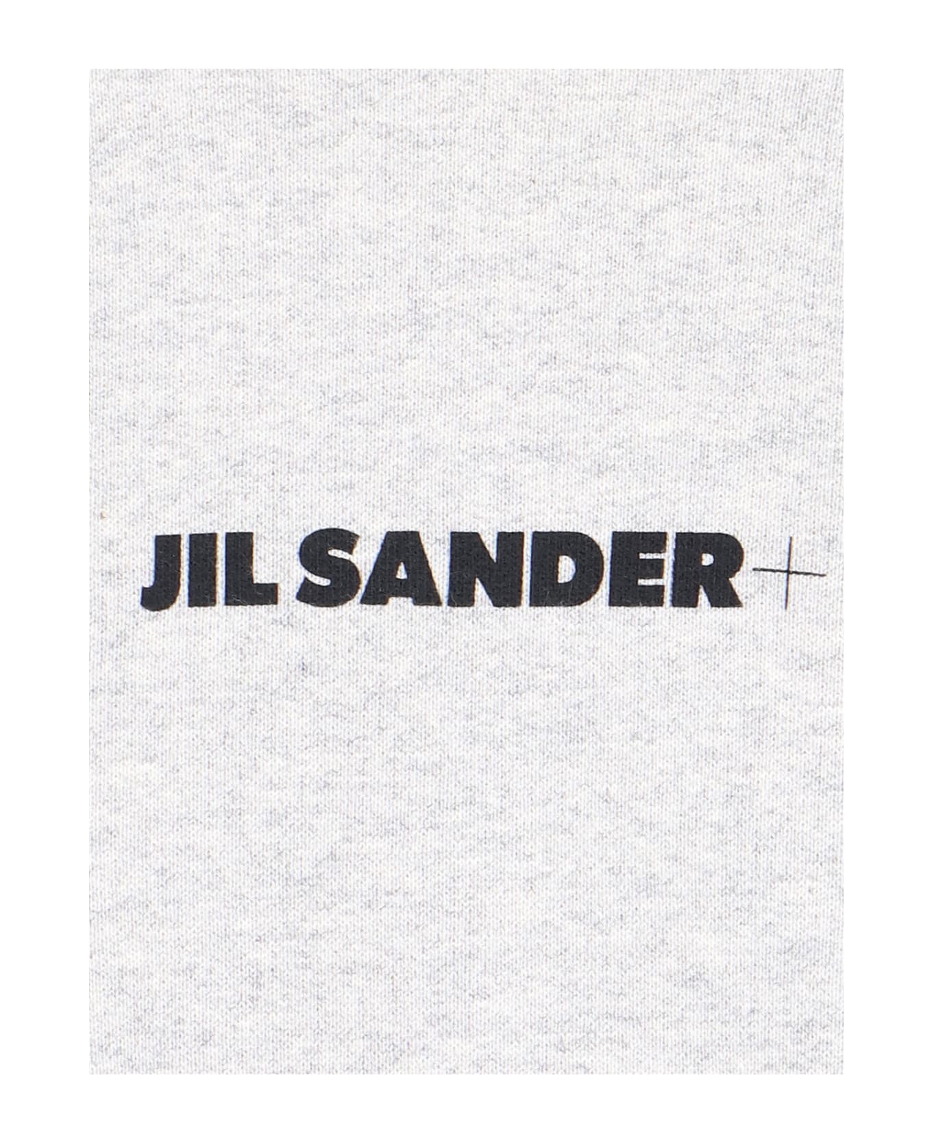 Jil Sander Logo Hoodie - Gray