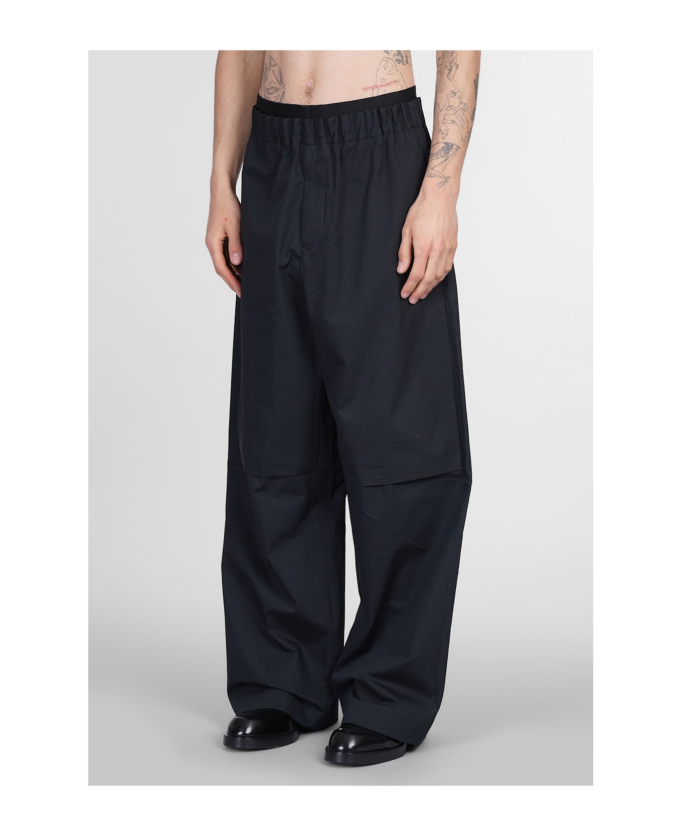 OAMC Pants In Black Cotton - black