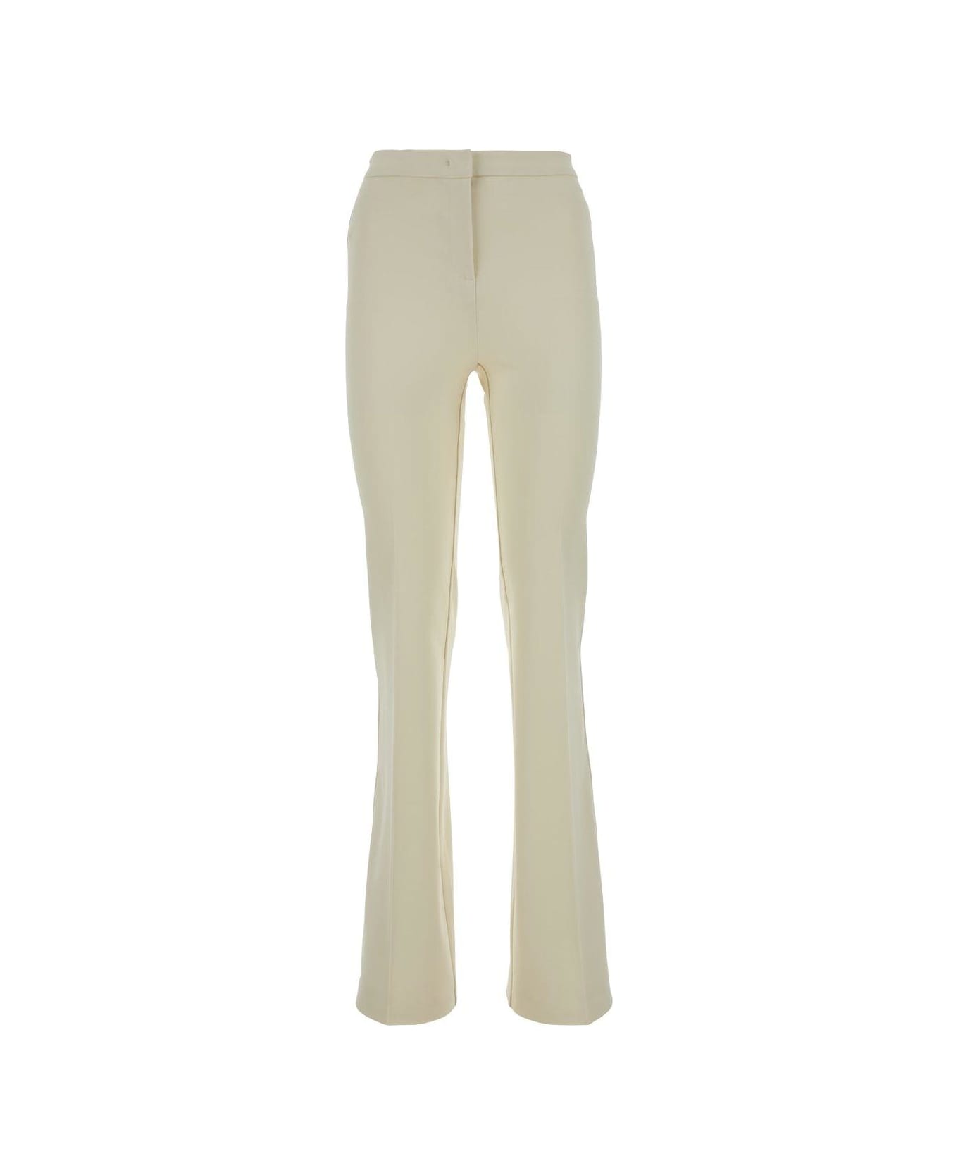 Pinko High-waist Tailored Trousers - Bianco