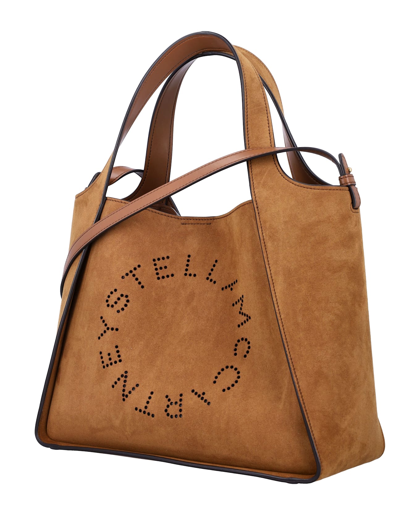 Stella McCartney Logo Tote Bag - BRANDY