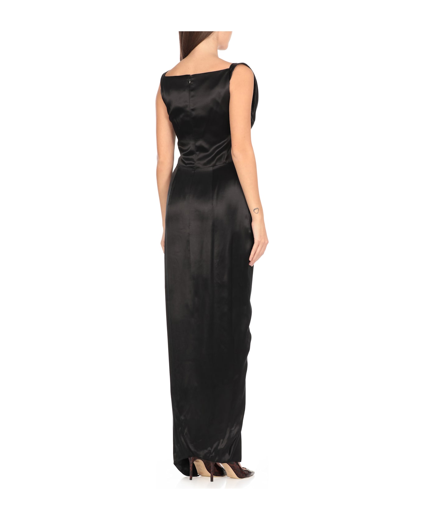 Vivienne Westwood Dress With Vent - Black