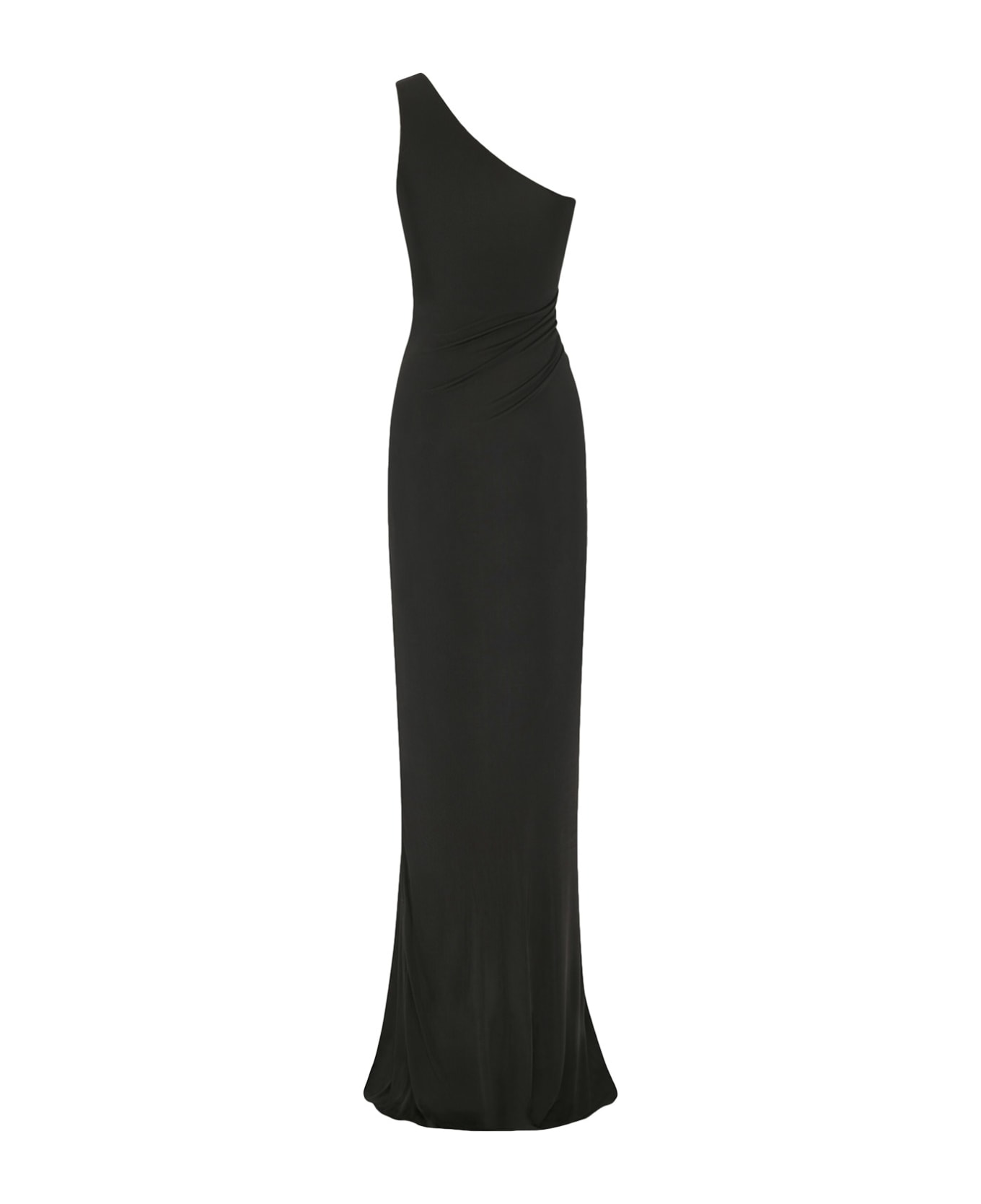 Saint Laurent One-shoulder Dress - Black