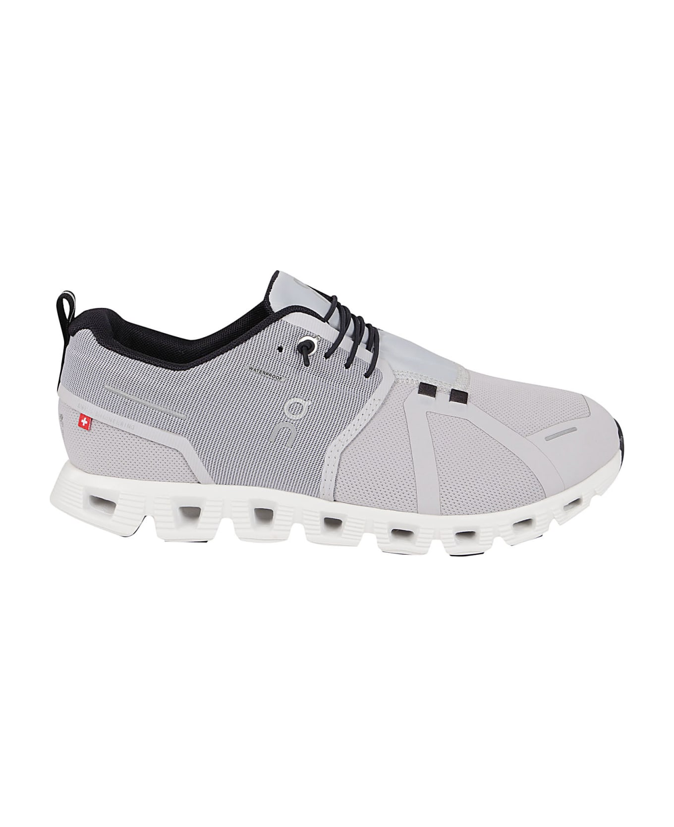 ON Cloud 5 Waterproof Sneakers - Glacier White
