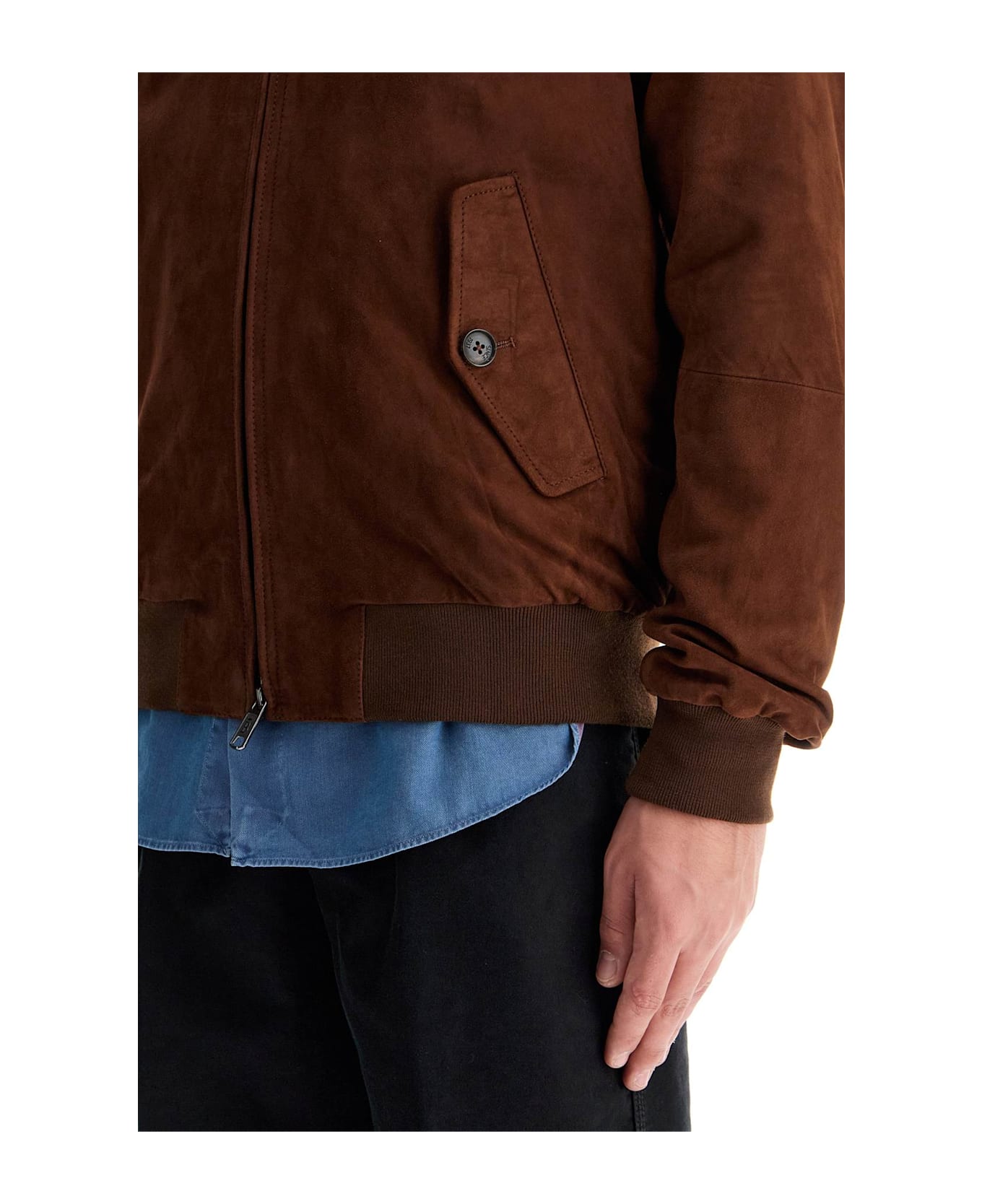 Baracuta Harrington G9 Suede - Brown