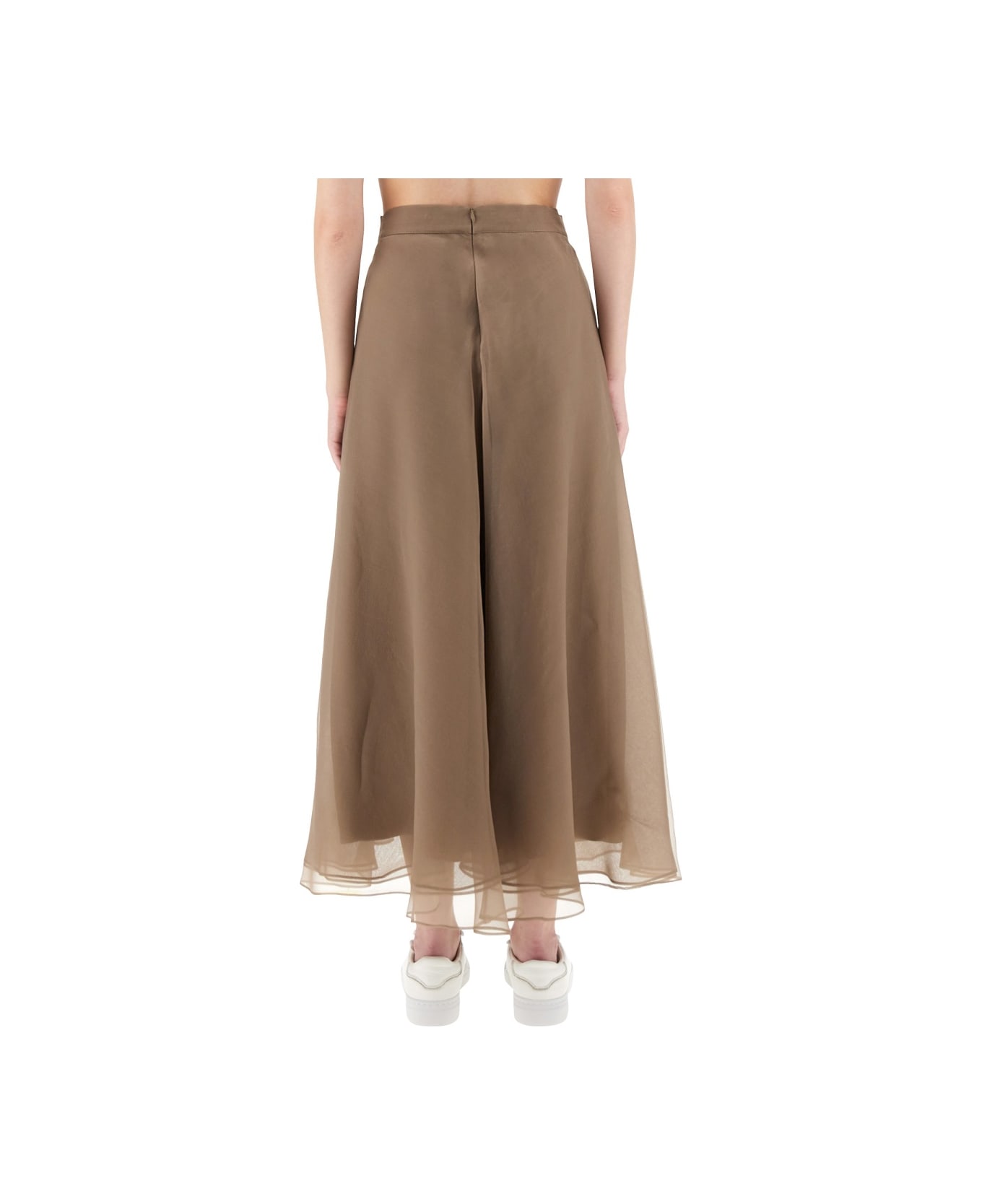 Brunello Cucinelli "paneled Circle" Skirt - BEIGE スカート