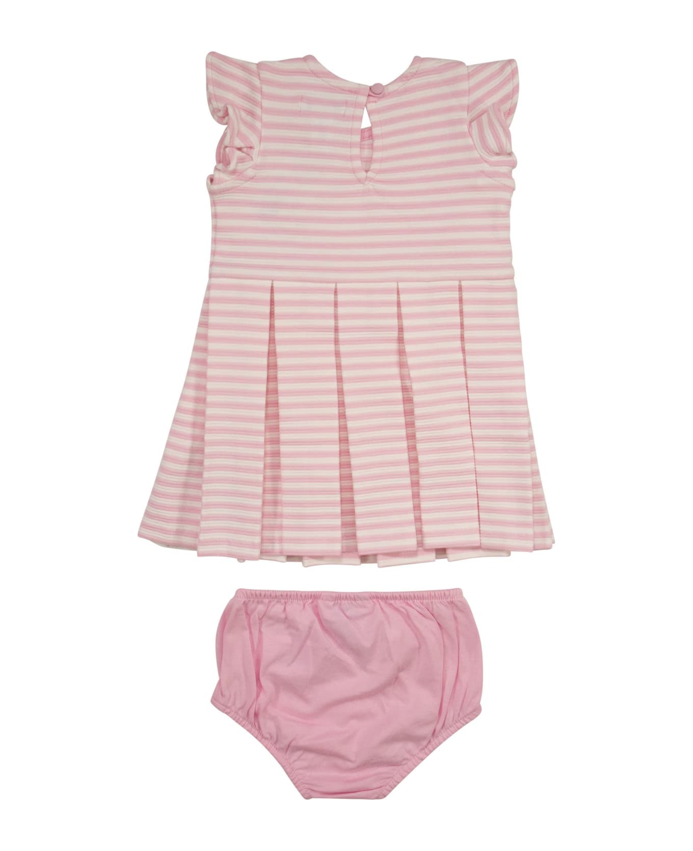 Polo Ralph Lauren Striped Cotton Dress - Pink/white