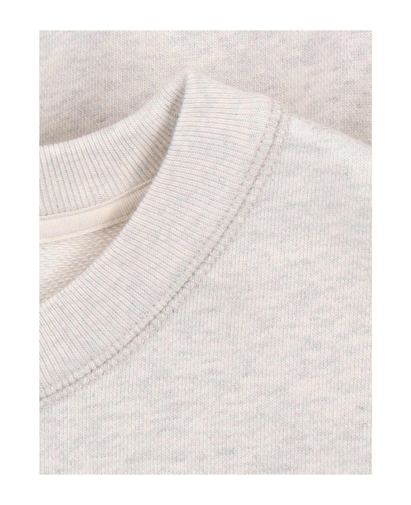 Marant Étoile Mikoy Logo Cotton Sweatshirt - Cream フリース