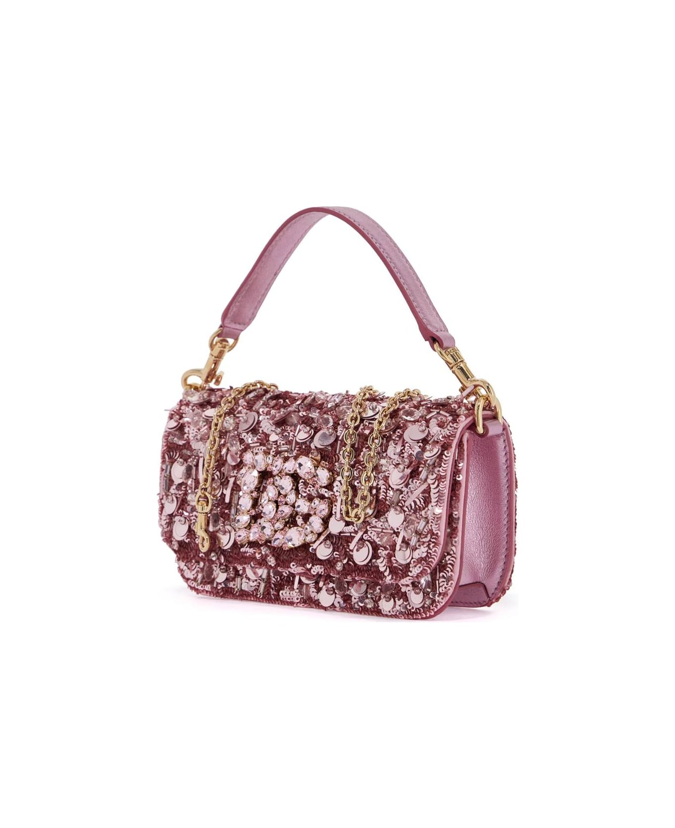 Dolce 
Gabbana 3.5 Handbag With Sequins - ROSA/ROSA (Pink)