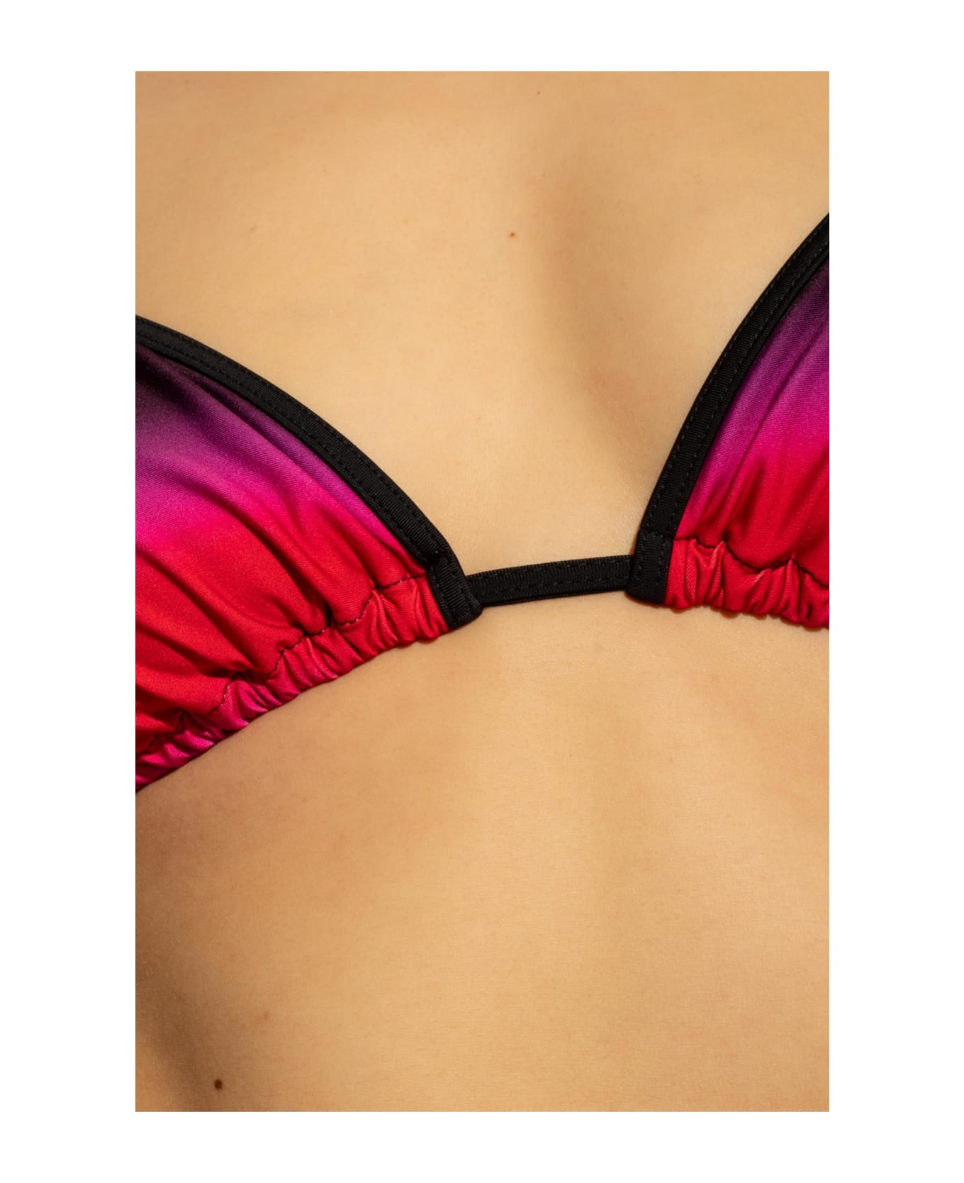 The Attico 'join Us At The Beach' Collection Two-piece Swimsuit - Fuchsia