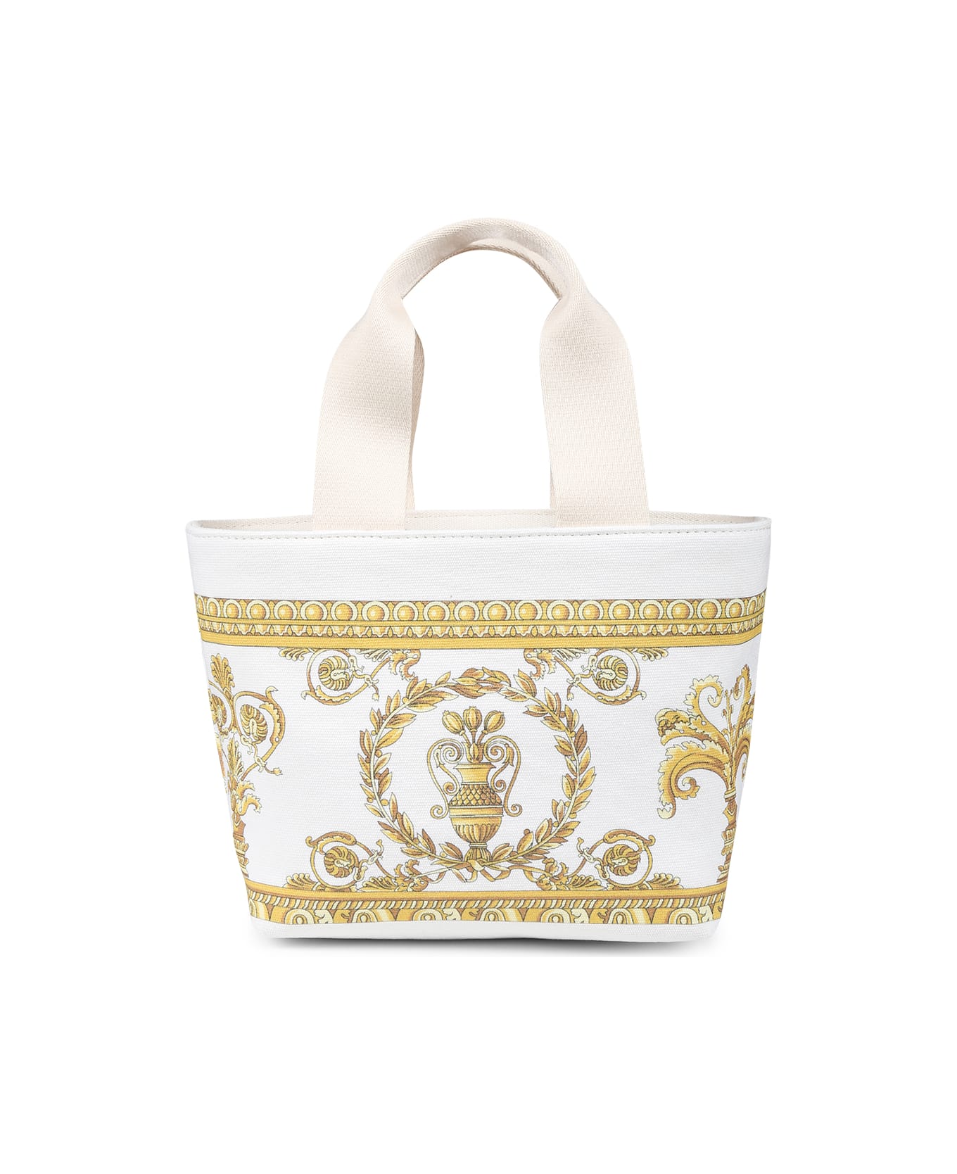 Versace White Bag For Girl With Logo - White