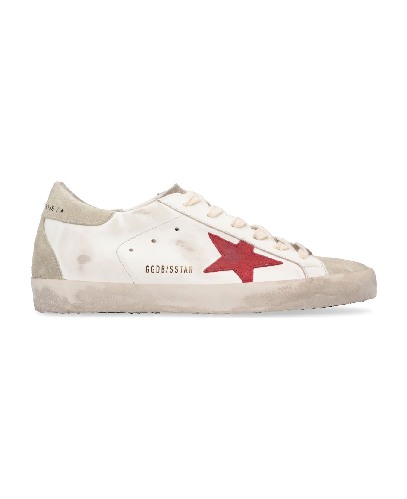 Golden Goose Superstar Leather Low-top Sneakers - Rosso